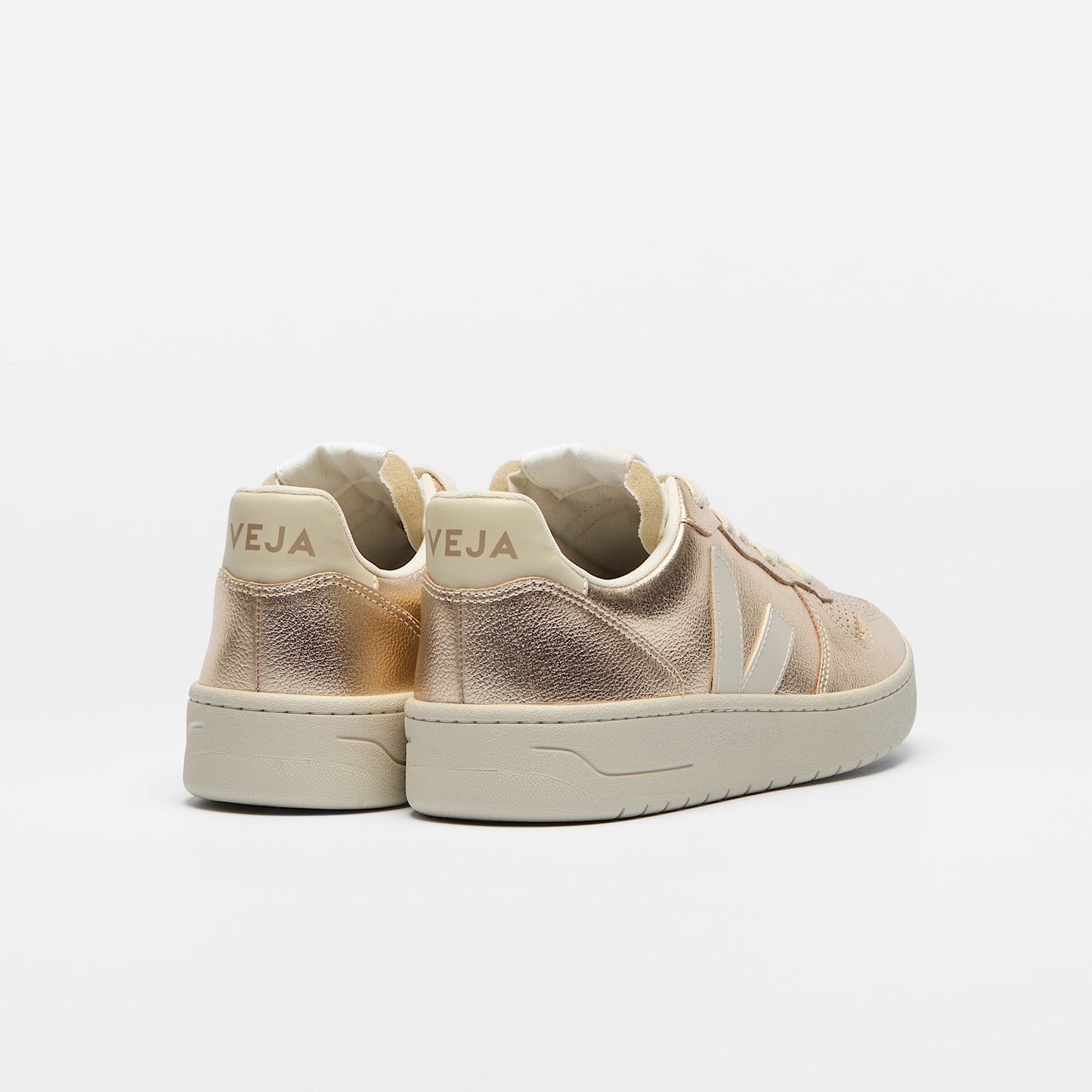 V-10 LEATHER PLATINE PIERRE - VEJA US