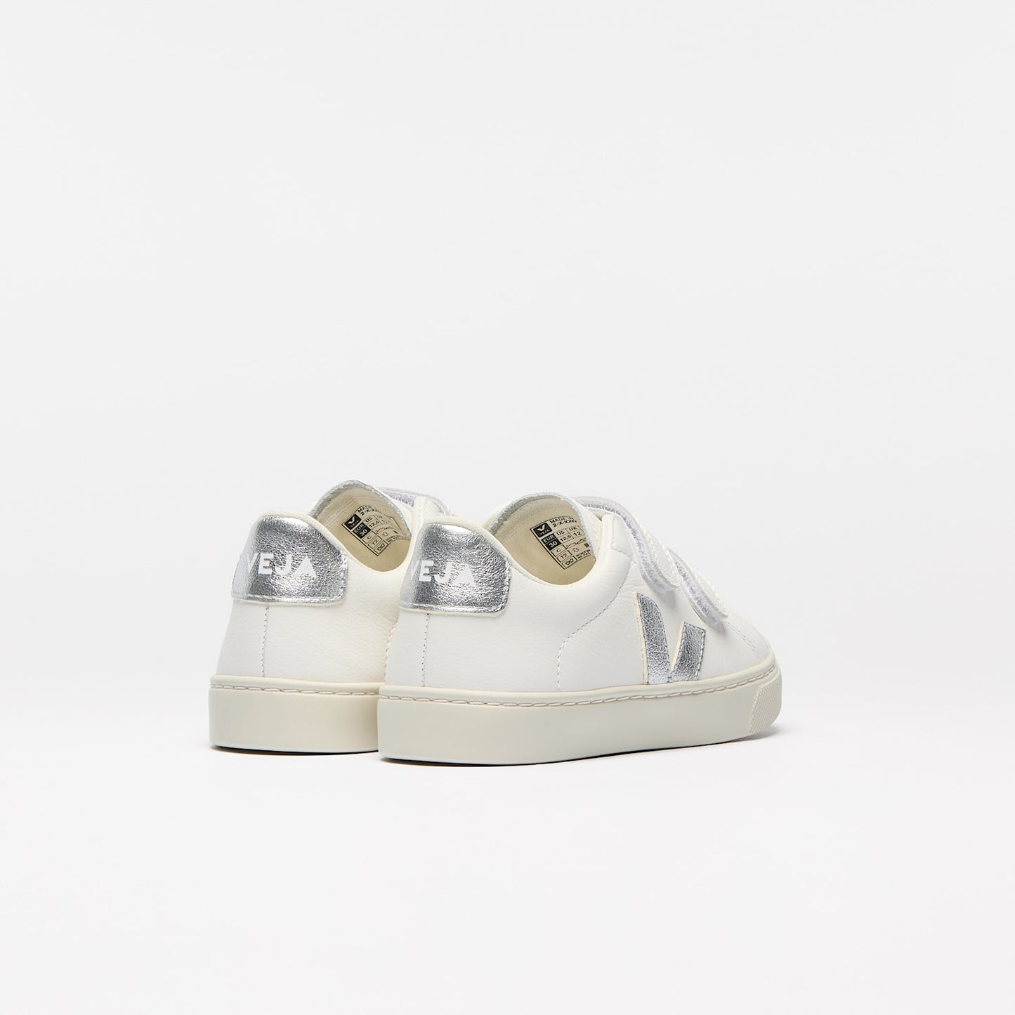 ESPLAR LEATHER WHITE SILVER - VEJA US