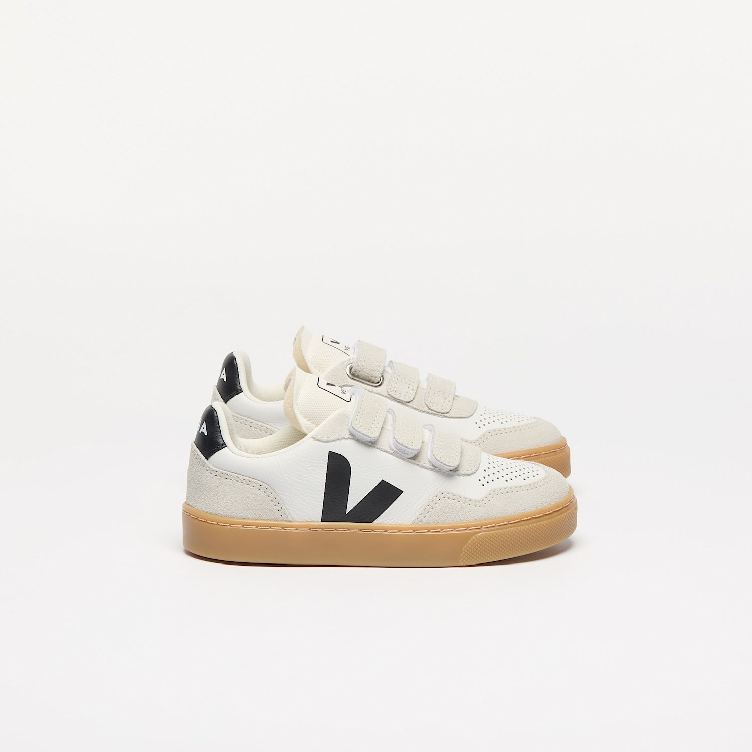 V-90 LEATHER WHITE BLACK NATURAL - VEJA NEAR ME