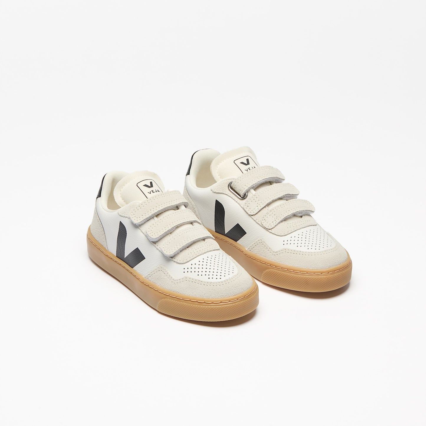 V-90 LEATHER WHITE BLACK NATURAL - VEJA NEAR ME