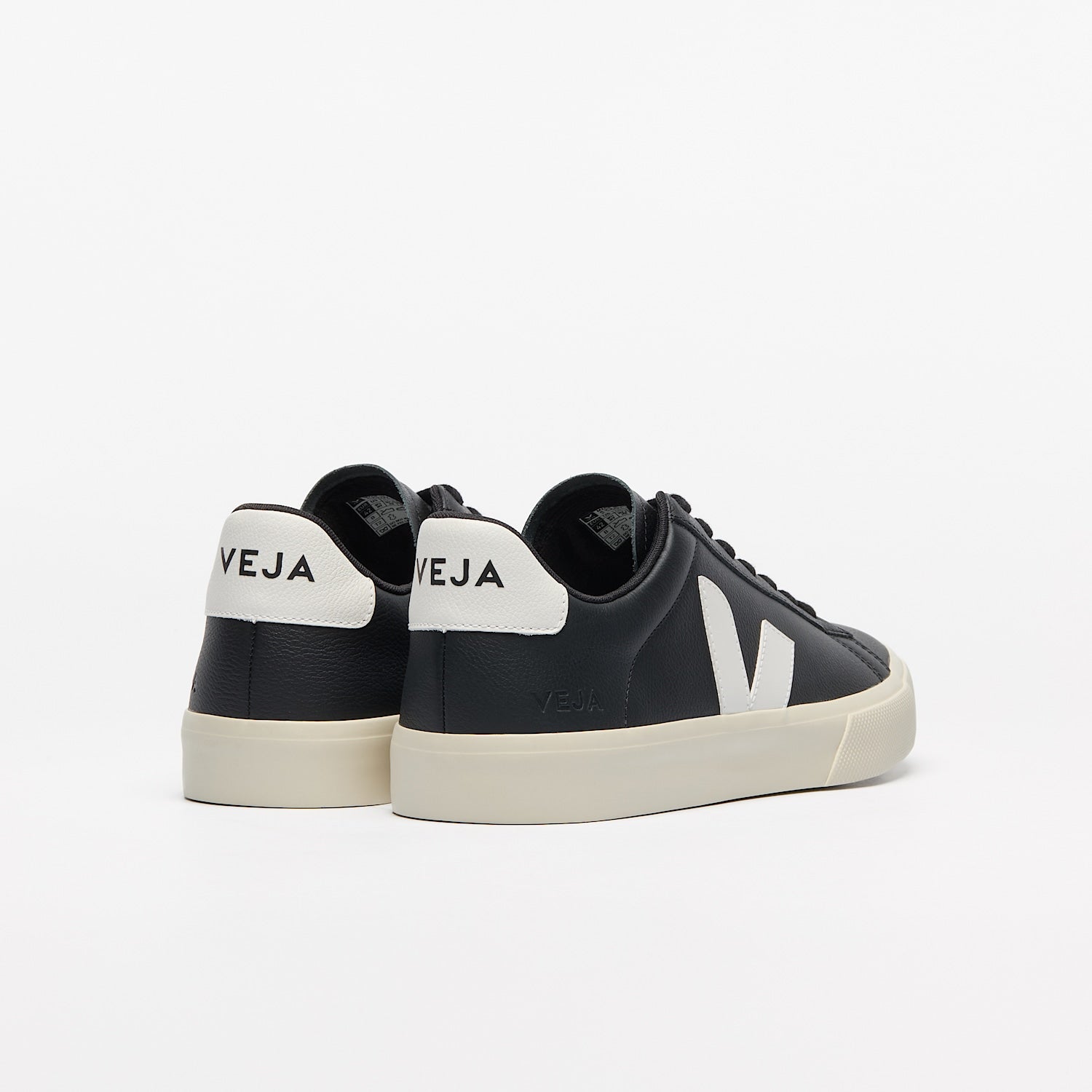 CAMPO LEATHER BLACK WHITE - VEJA SALE