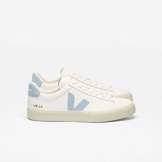 CAMPO LEATHER WHITE STEEL - VEJA US
