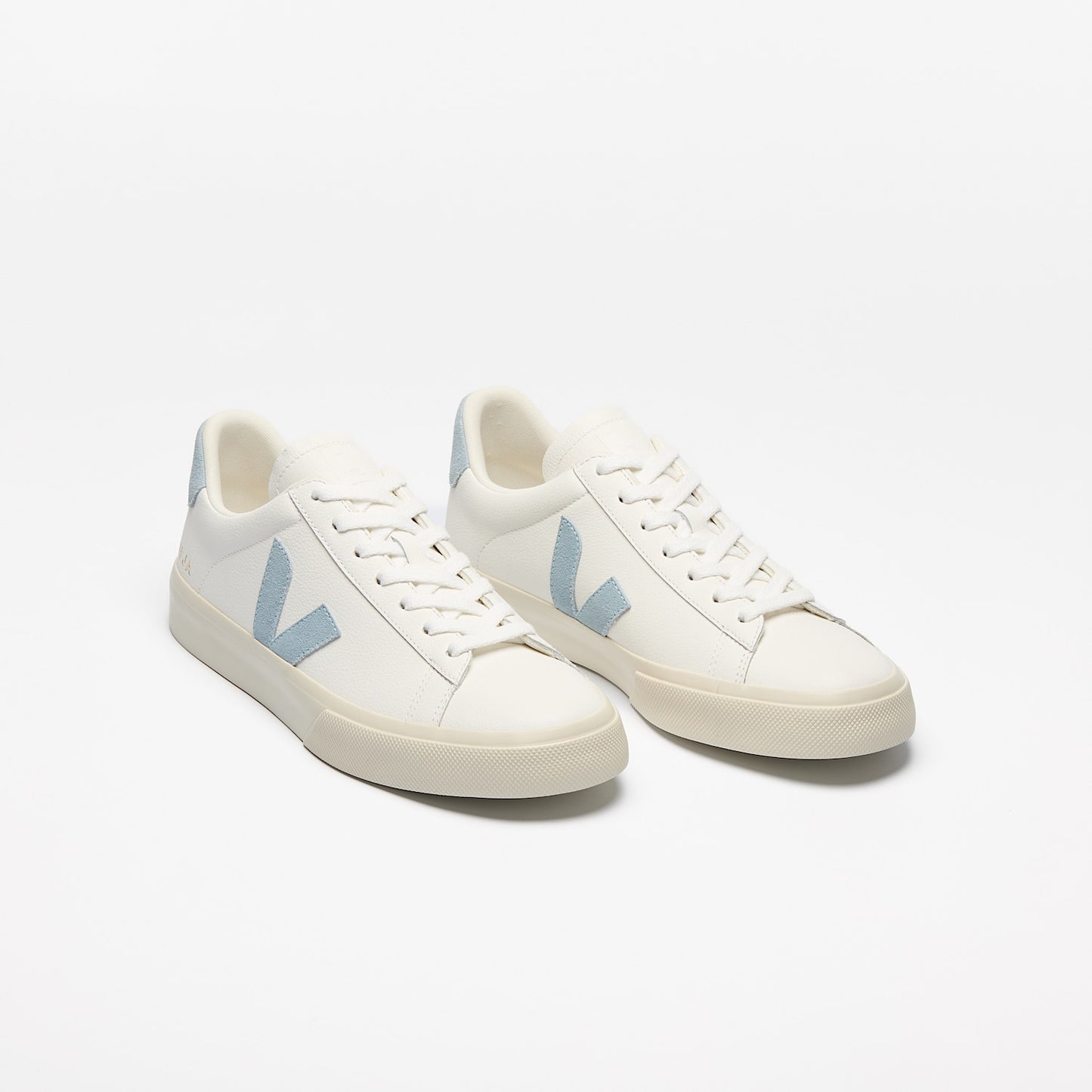 CAMPO LEATHER WHITE STEEL - VEJA US