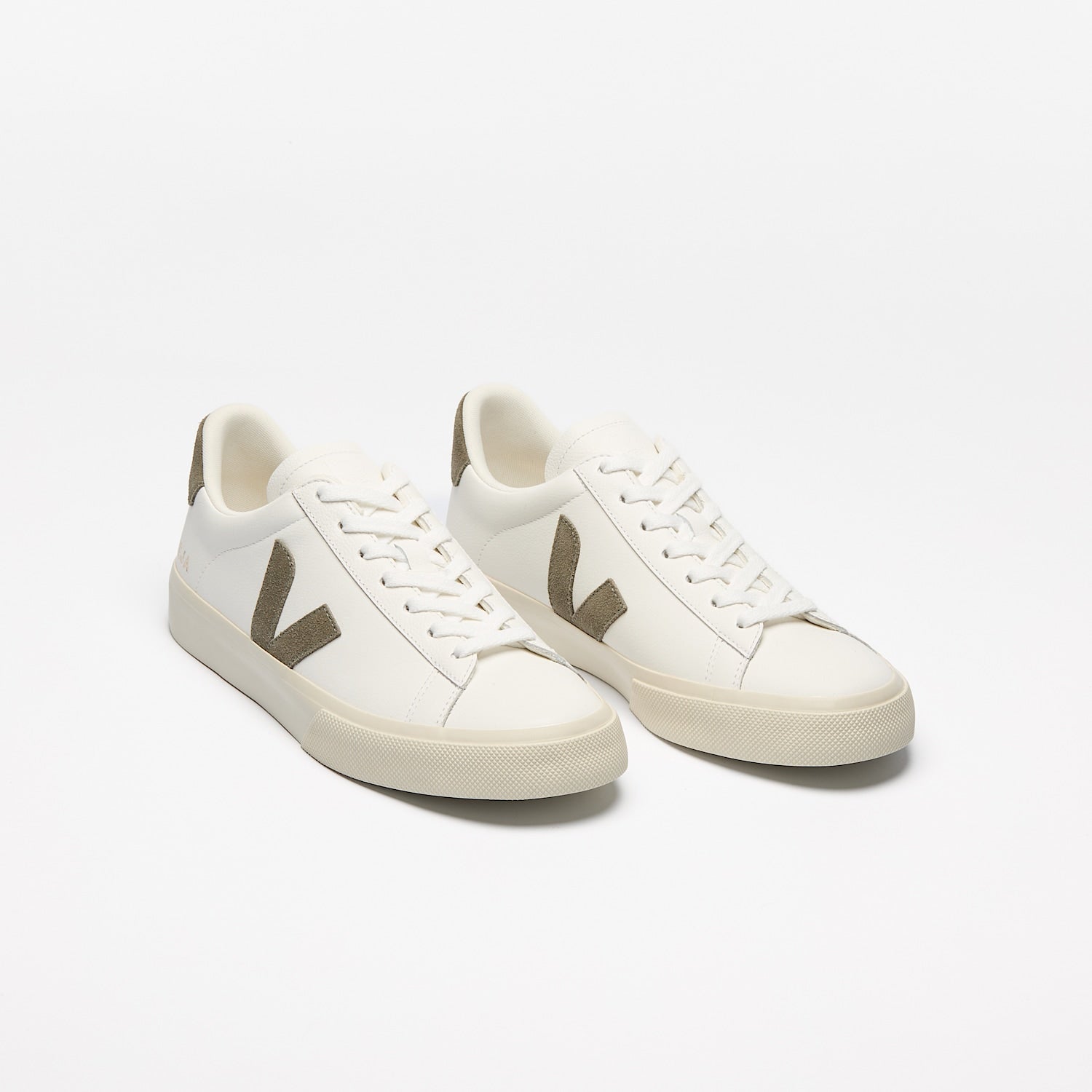 CAMPO LEATHER WHITE KAKI - VEJA US