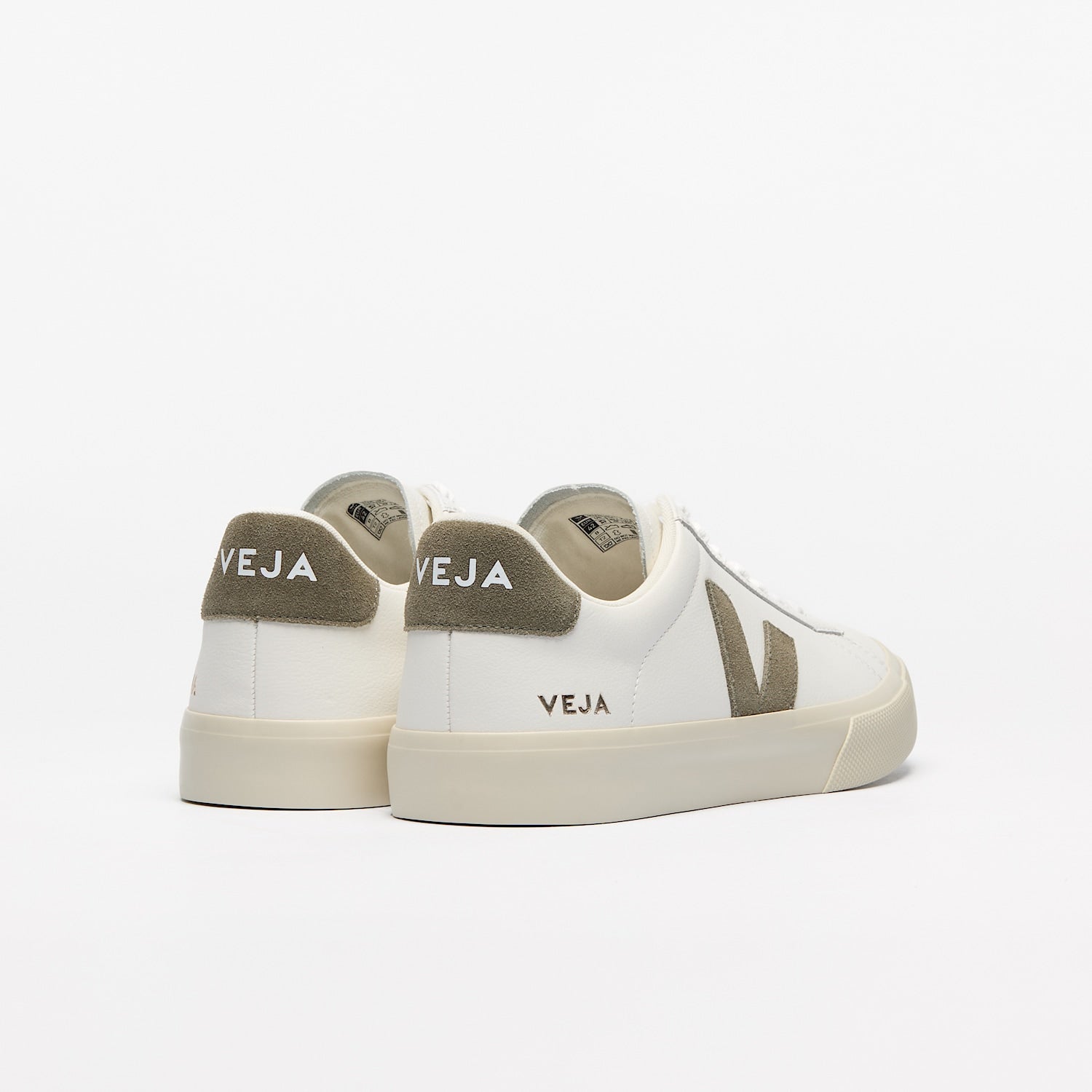 CAMPO LEATHER WHITE KAKI - VEJA US