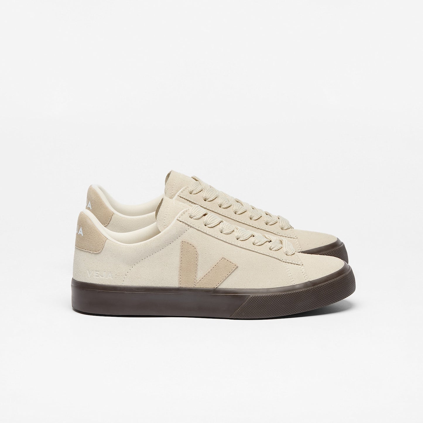 CAMPO BOLD SUEDE PIERRE ALMOND EAGLE - VEJA DISCOUNT