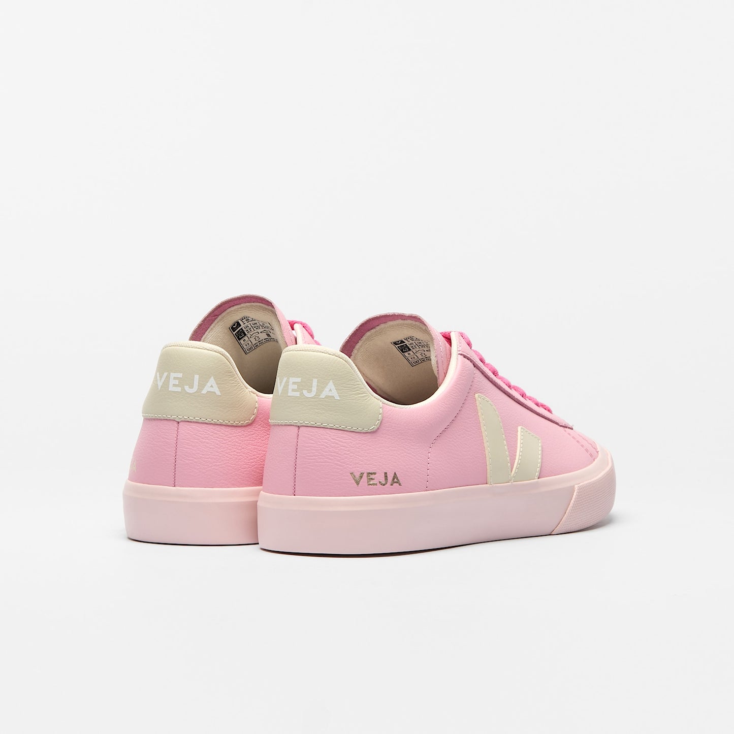 CAMPO LEATHER GUIMAUVE PIERRE PETALE - VEJA DISCOUNT