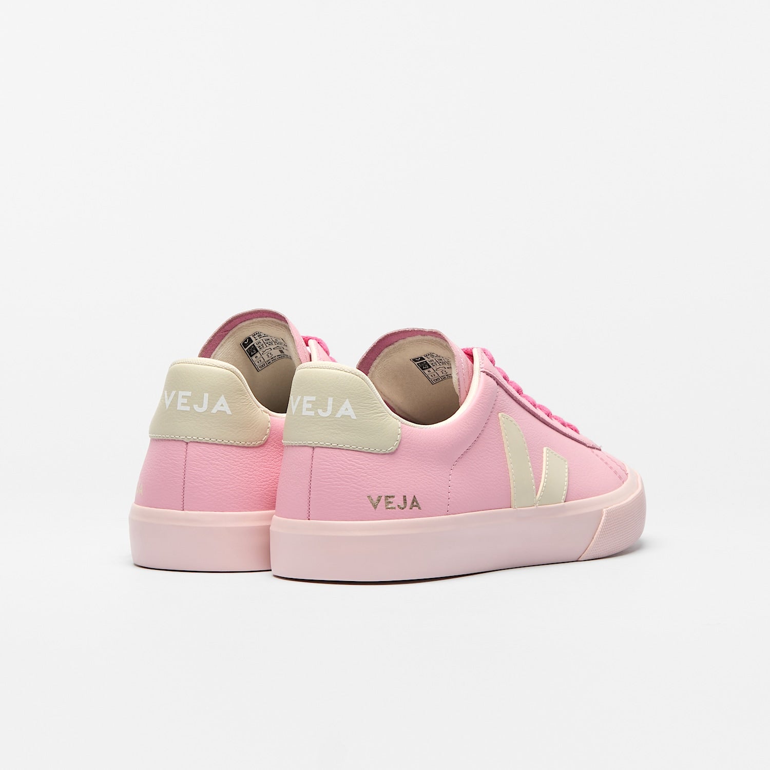 CAMPO LEATHER GUIMAUVE PIERRE PETALE - VEJA DISCOUNT