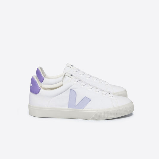 CAMPO CANVAS WHITE SWAN LAVANDE - VEJA SALE