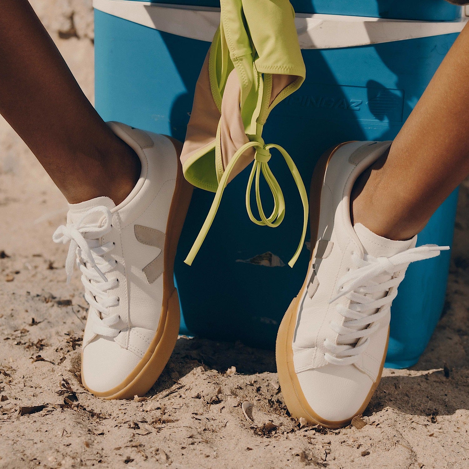 CAMPO LEATHER WHITE NATURAL NATURAL - VEJA US