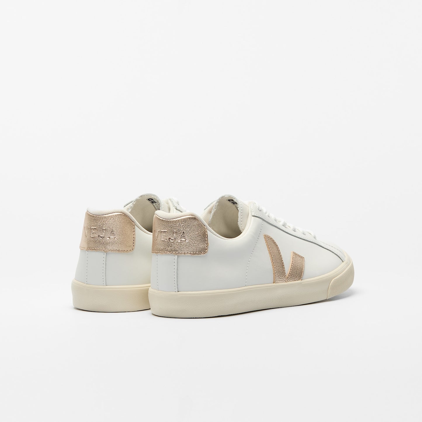 ESPLAR LEATHER WHITE PLATINE - VEJA FOR SALE