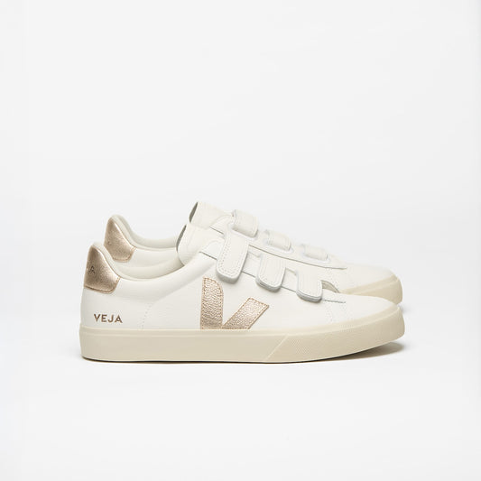 RECIFE LEATHER WHITE PLATINE - VEJA DISCOUNT