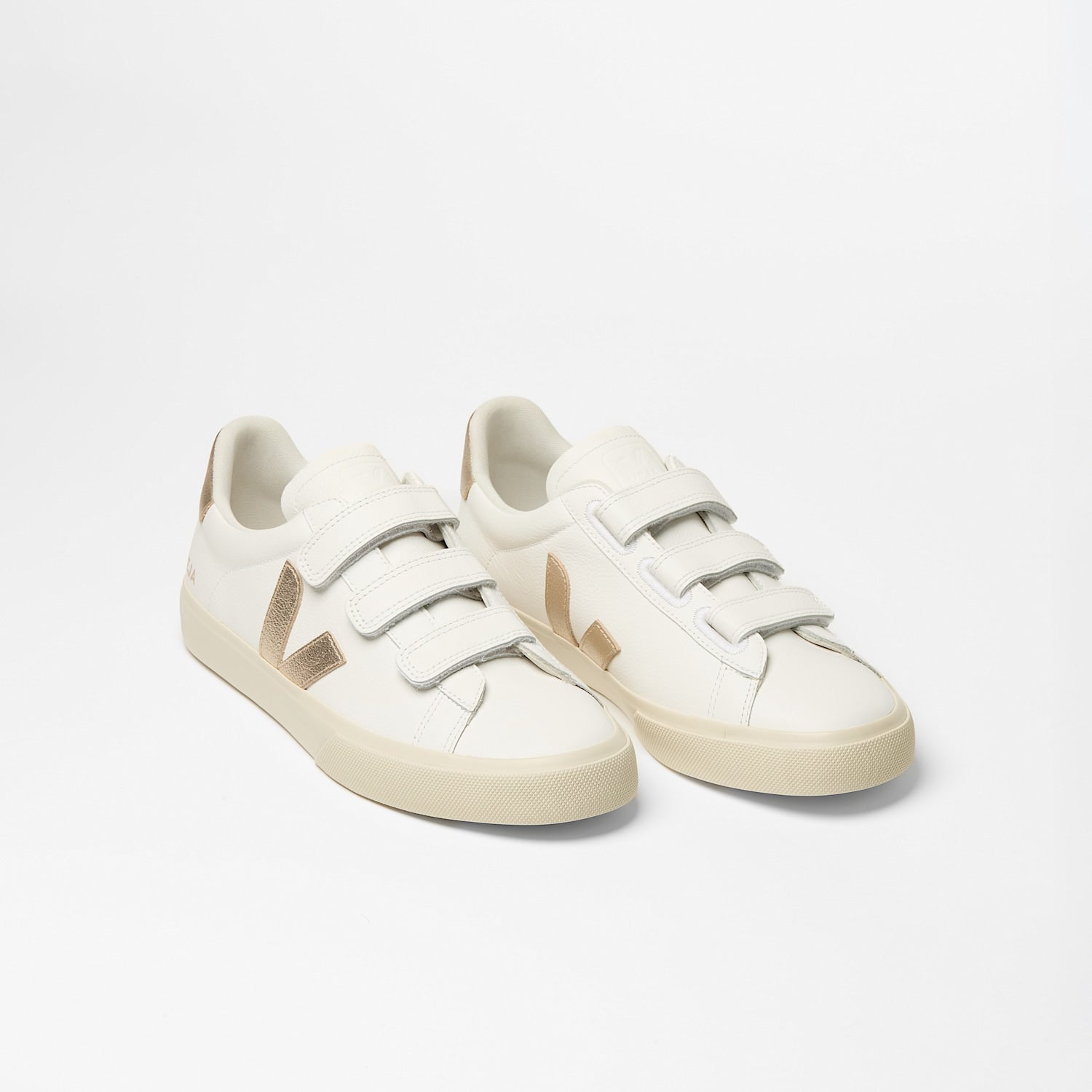 RECIFE LEATHER WHITE PLATINE - VEJA DISCOUNT