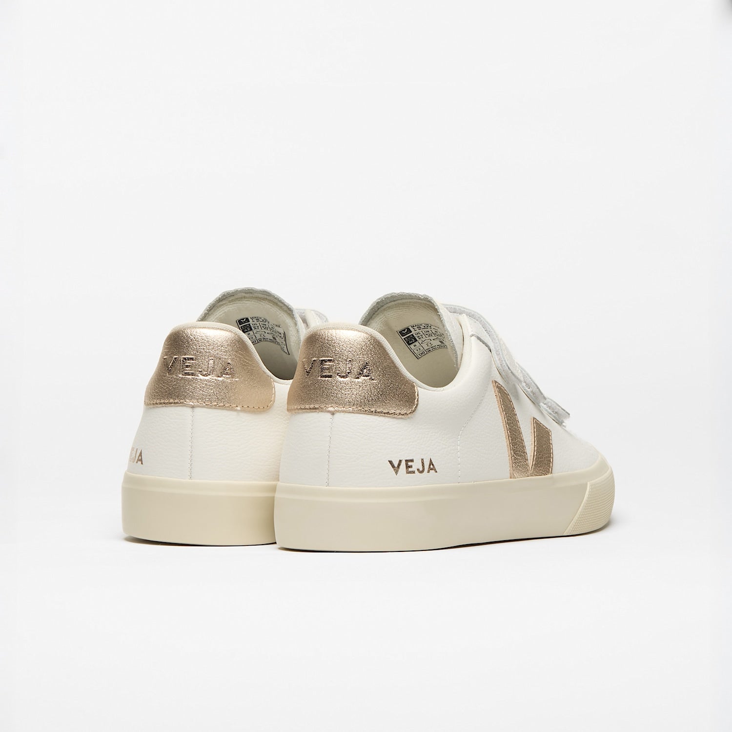 RECIFE LEATHER WHITE PLATINE - VEJA DISCOUNT