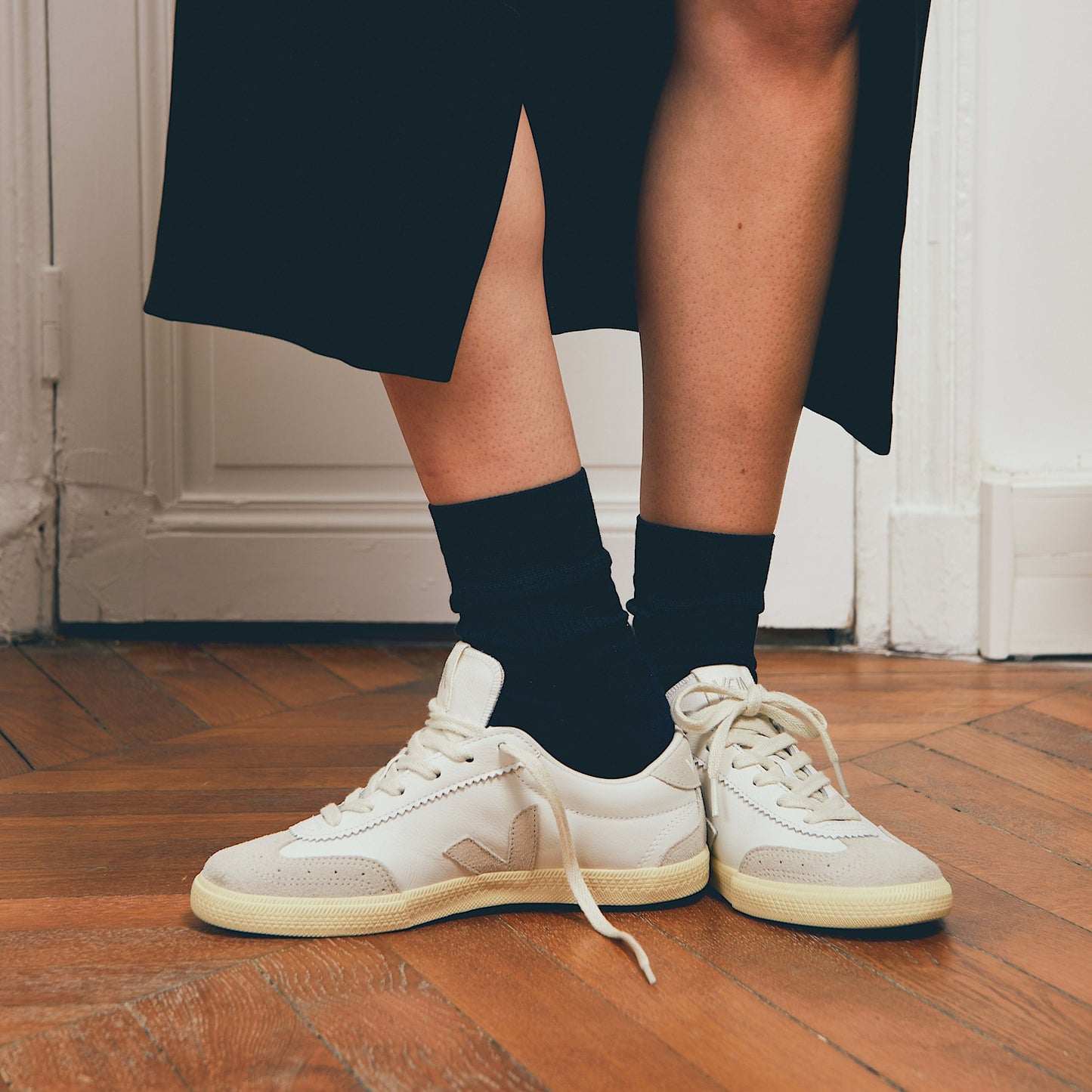 VOLLEY LEATHER WHITE NATURAL - VEJA US
