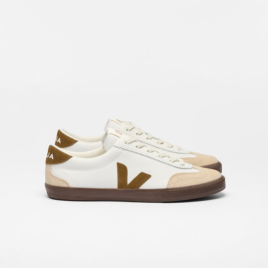 VOLLEY LEATHER WHITE TENT BARK - VEJA DISCOUNT