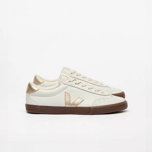 VOLLEY LEATHER WHITE PLATINE BARK - VEJA NEAR ME