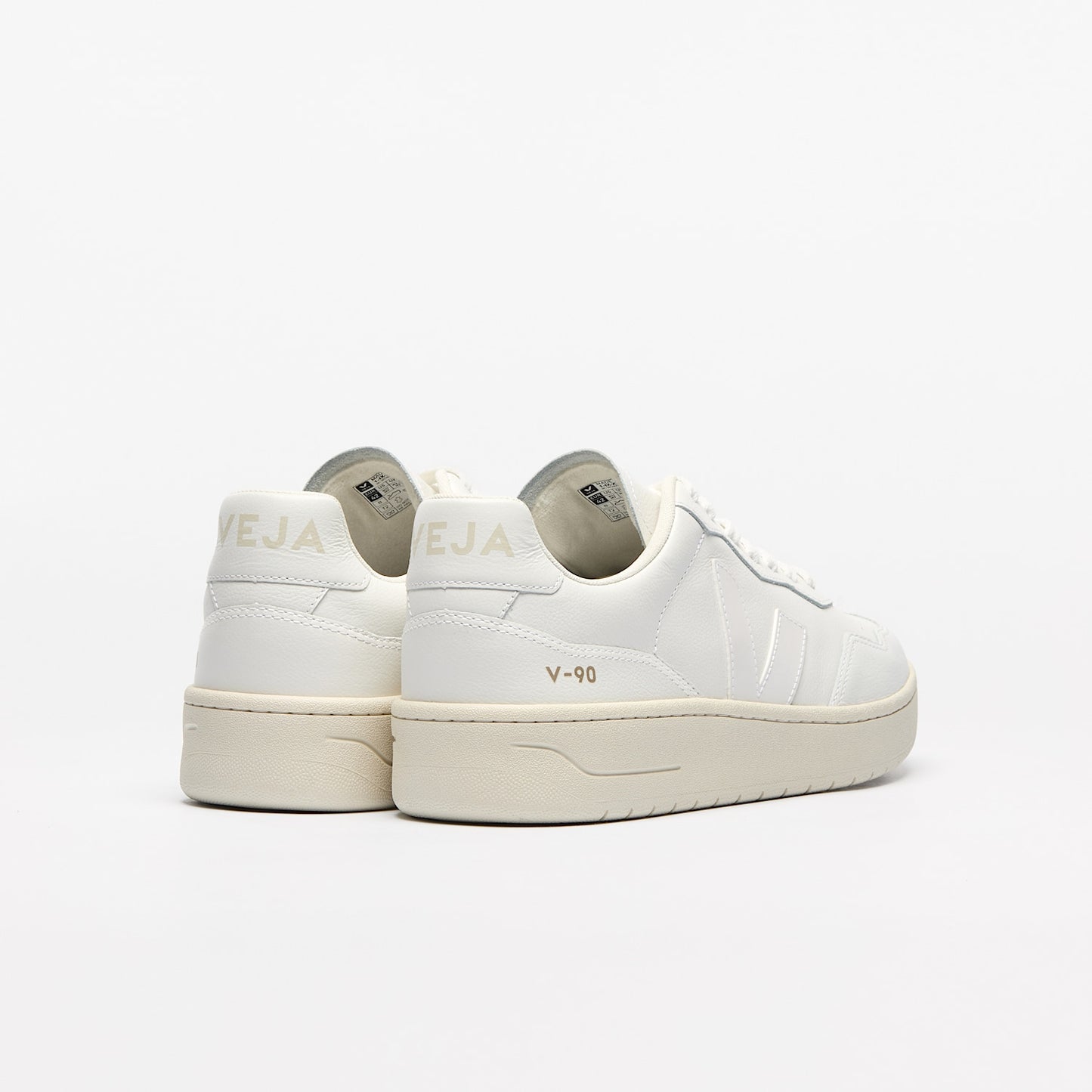 V-90 LEATHER WHITE - VEJA SALE