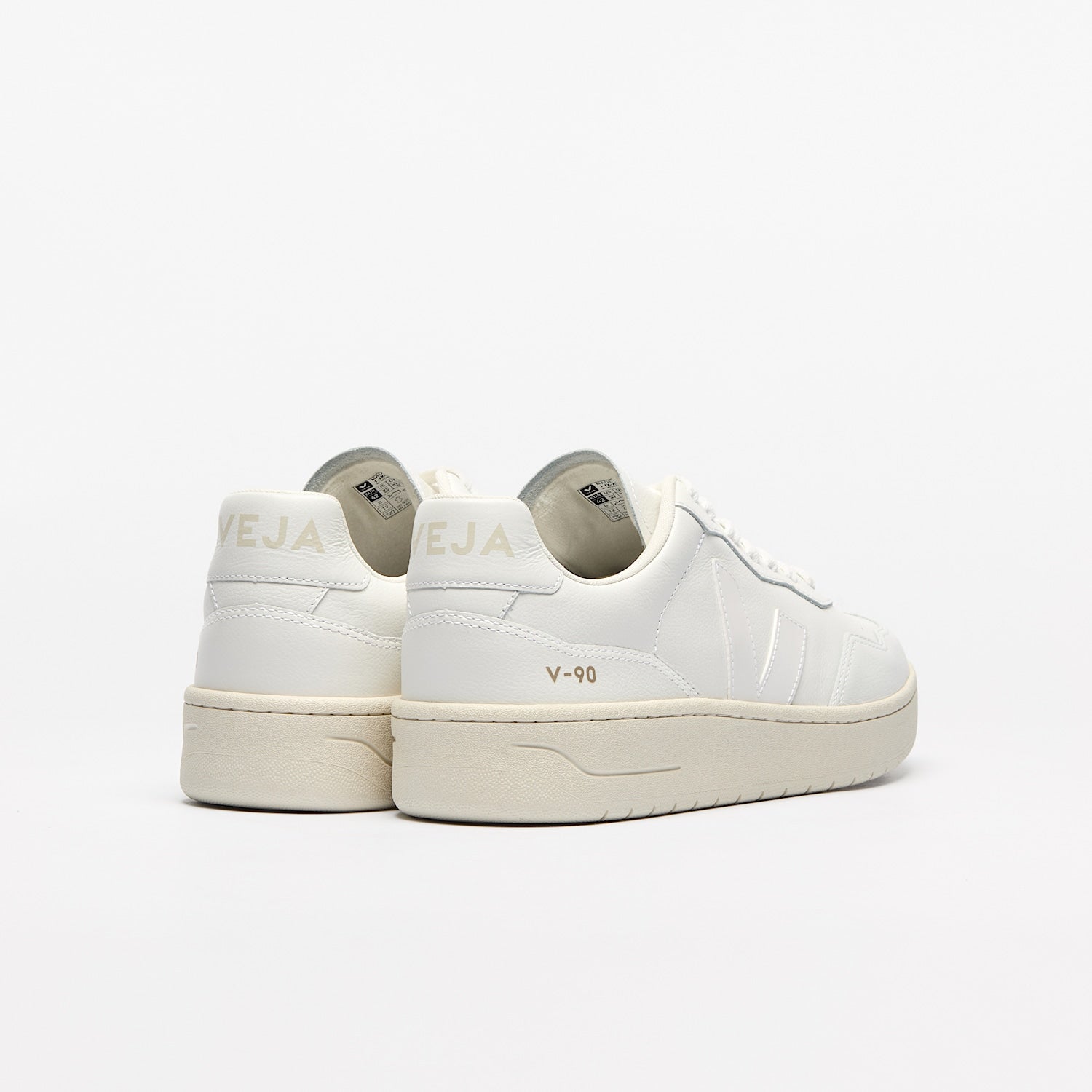 V-90 LEATHER WHITE - VEJA SALE