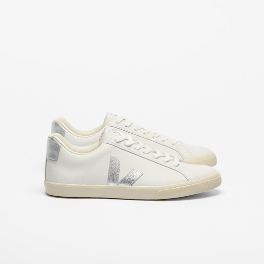 ESPLAR LEATHER WHITE SILVER - VEJA US
