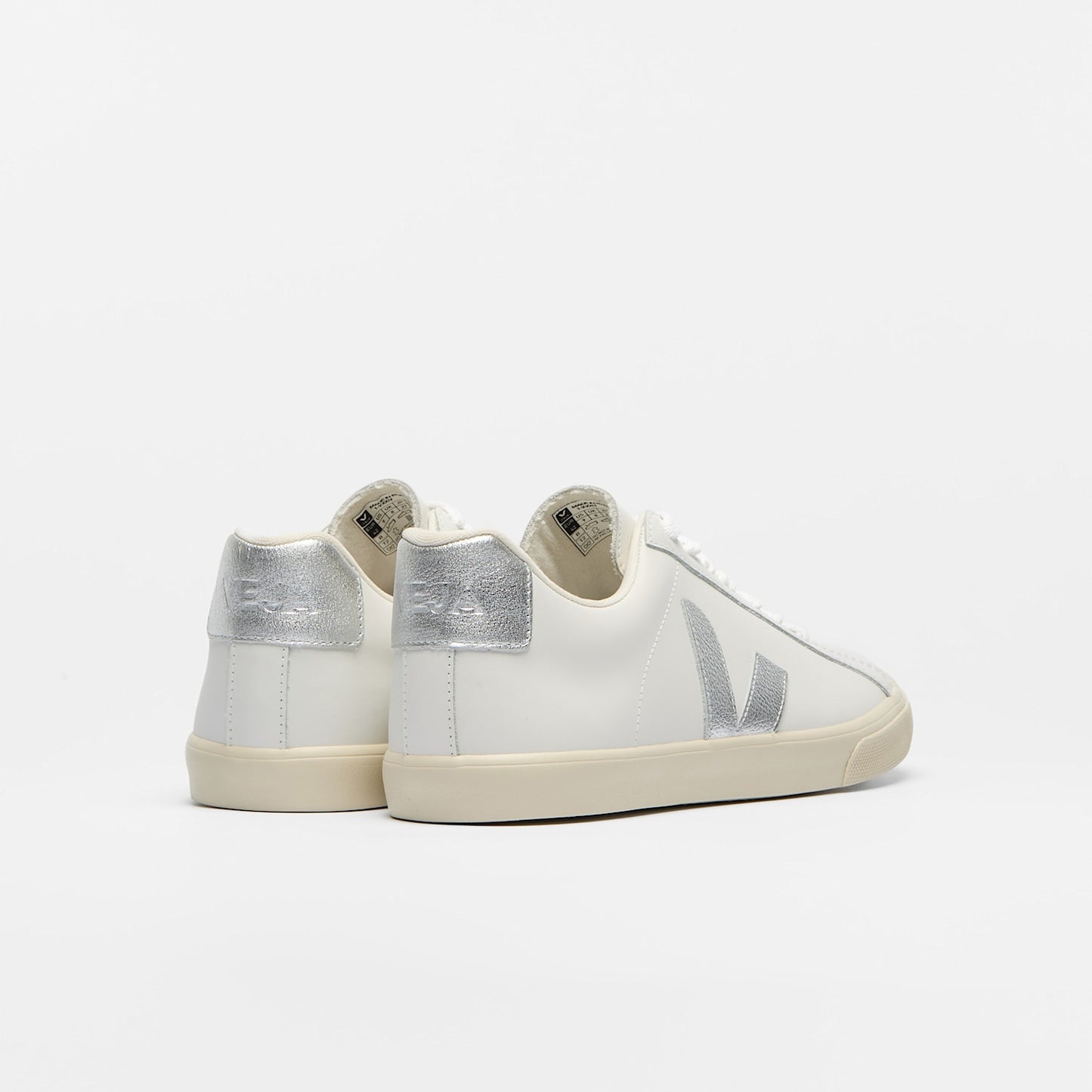 ESPLAR LEATHER WHITE SILVER - VEJA US