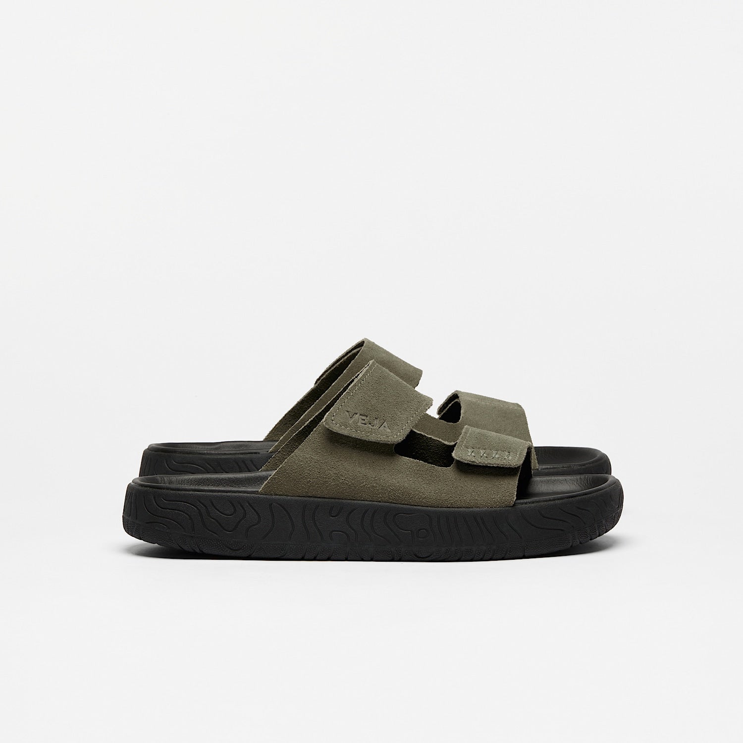 ETNA SUEDE KAKI BLACK - VEJA US