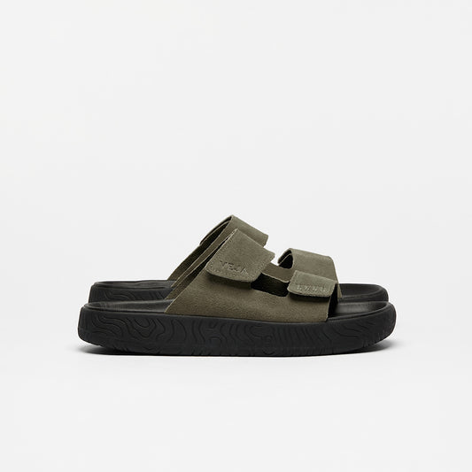 ETNA SUEDE KAKI BLACK - VEJA US