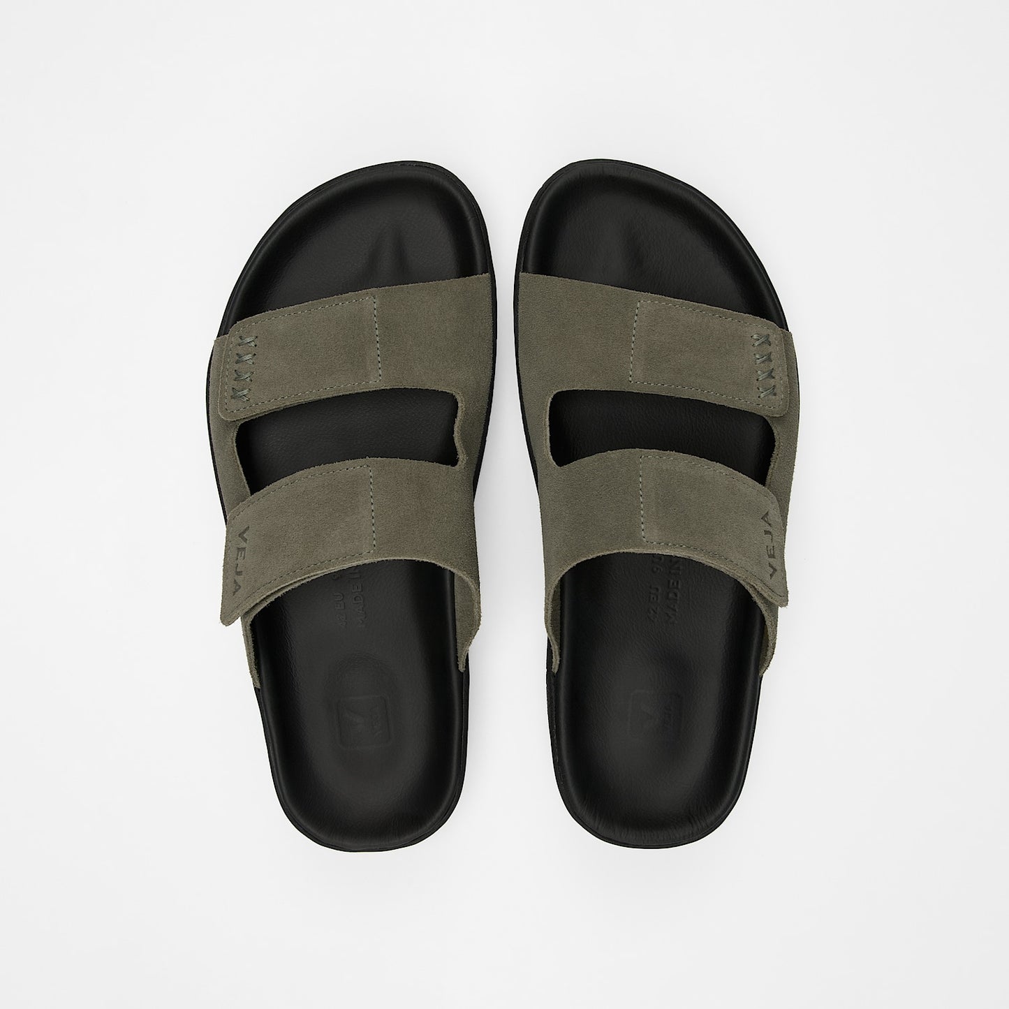 ETNA SUEDE KAKI BLACK - VEJA US