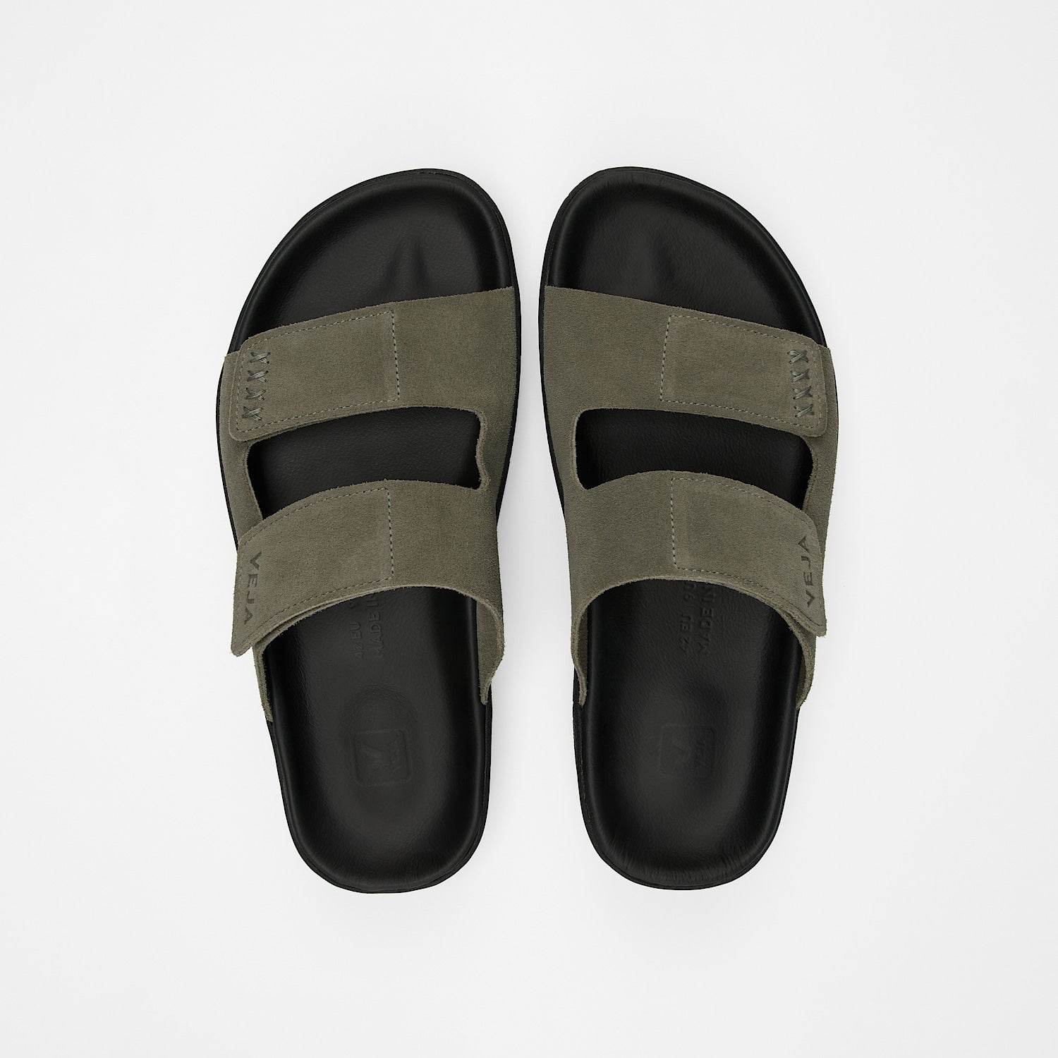 ETNA SUEDE KAKI BLACK - VEJA US