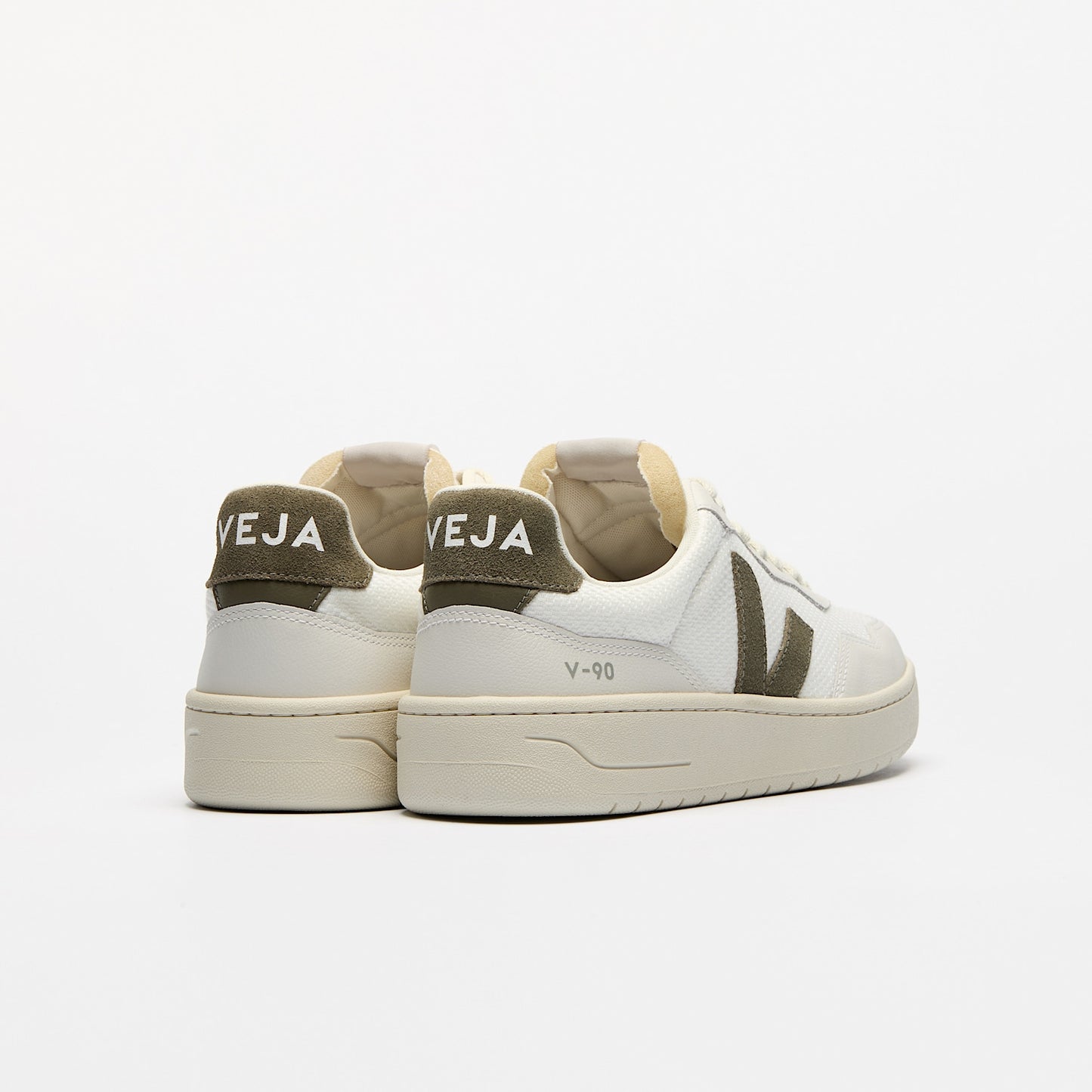 V-90 B-MESH WHITE KAKI - VEJA ON SALE