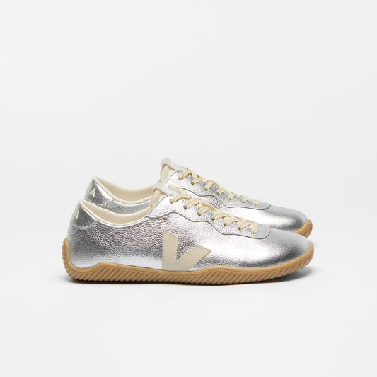 JITSU LEATHER SILVER PIERRE NATURAL - VEJA ON SALE