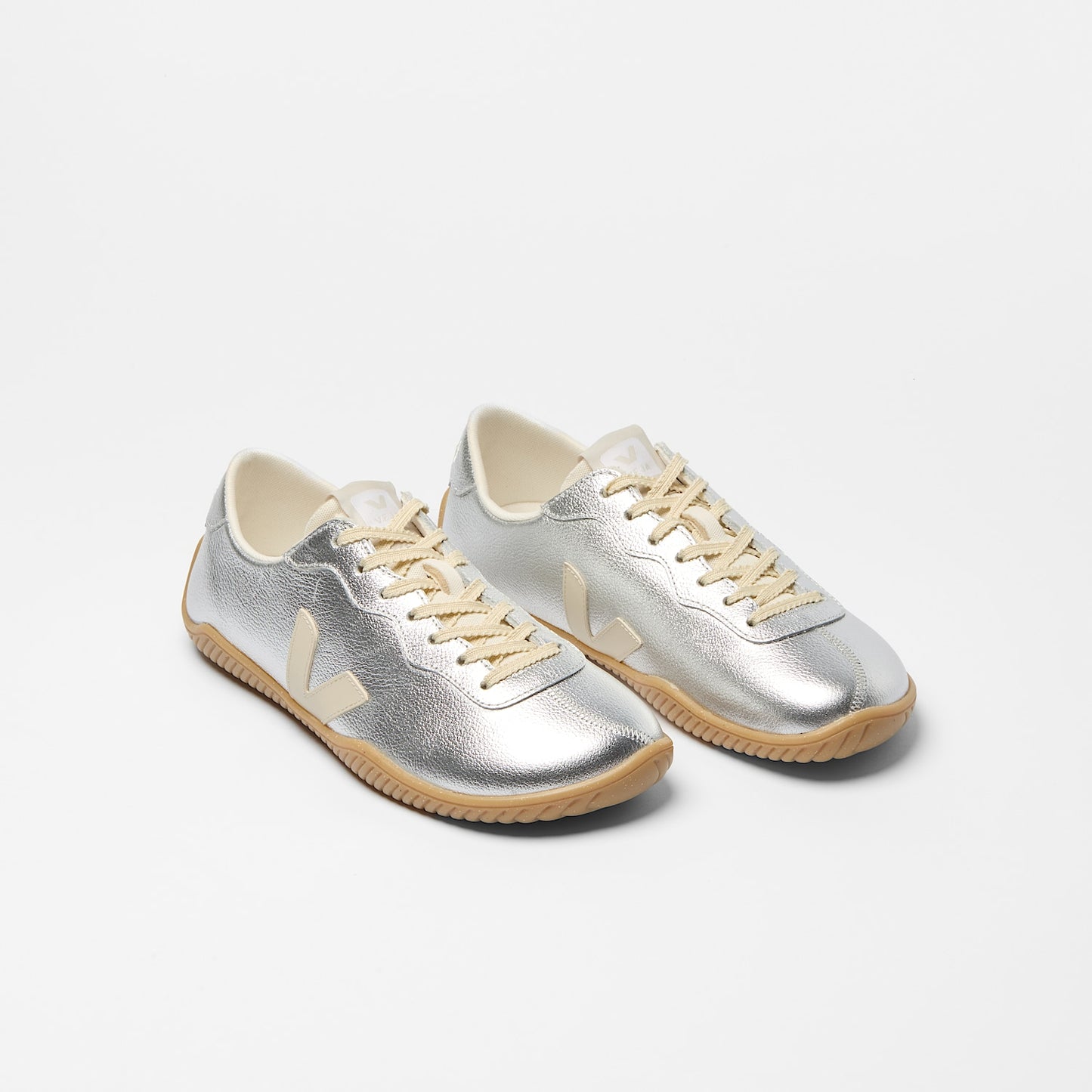 JITSU LEATHER SILVER PIERRE NATURAL - VEJA ON SALE