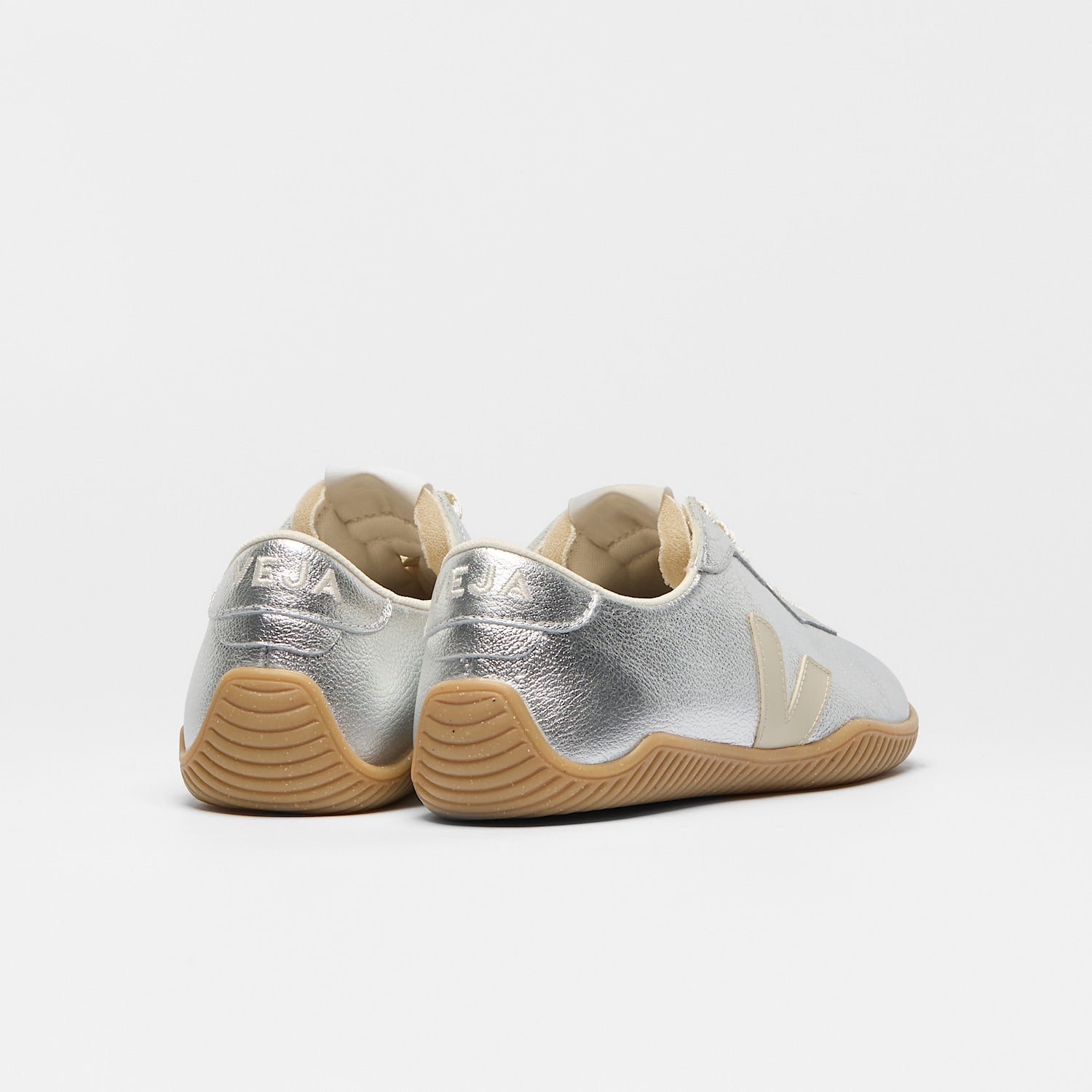 JITSU LEATHER SILVER PIERRE NATURAL - VEJA ON SALE