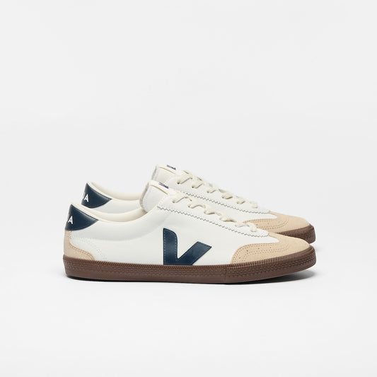 VOLLEY LEATHER WHITE NAUTICO BARK - VEJA US