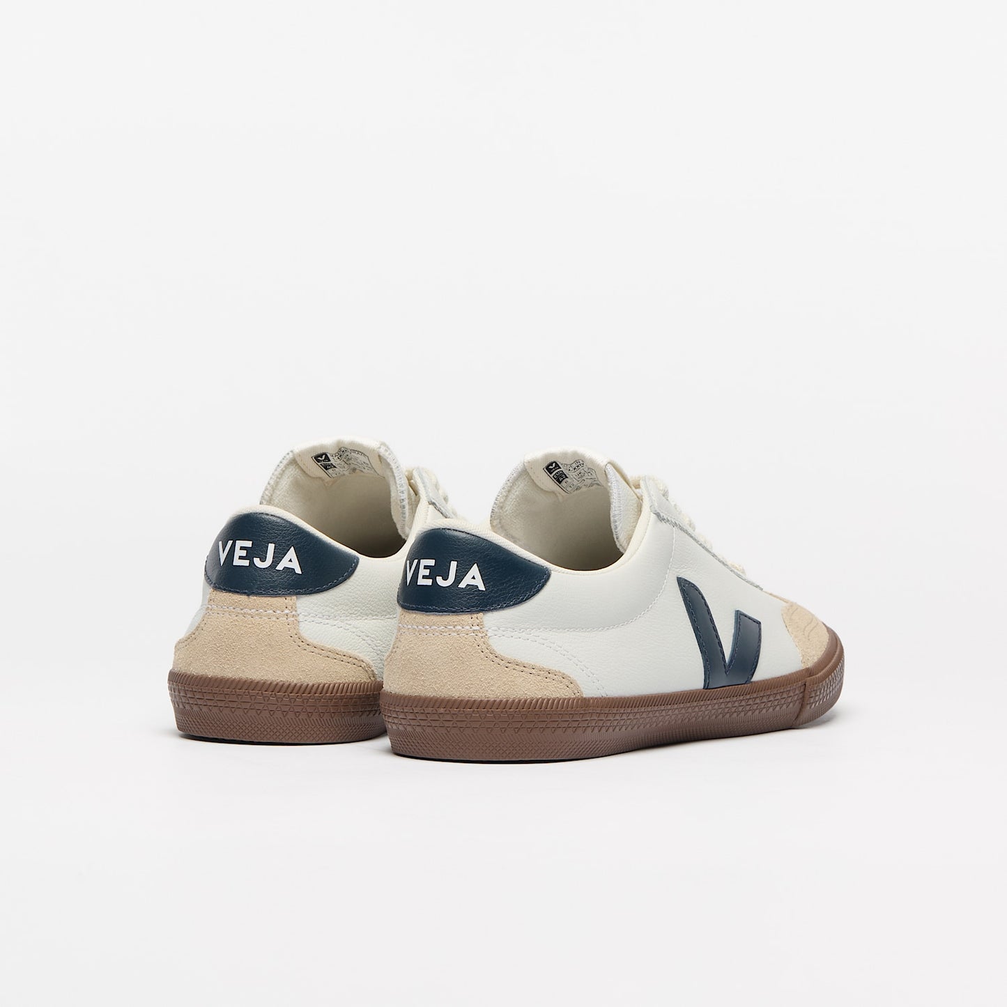 VOLLEY LEATHER WHITE NAUTICO BARK - VEJA US