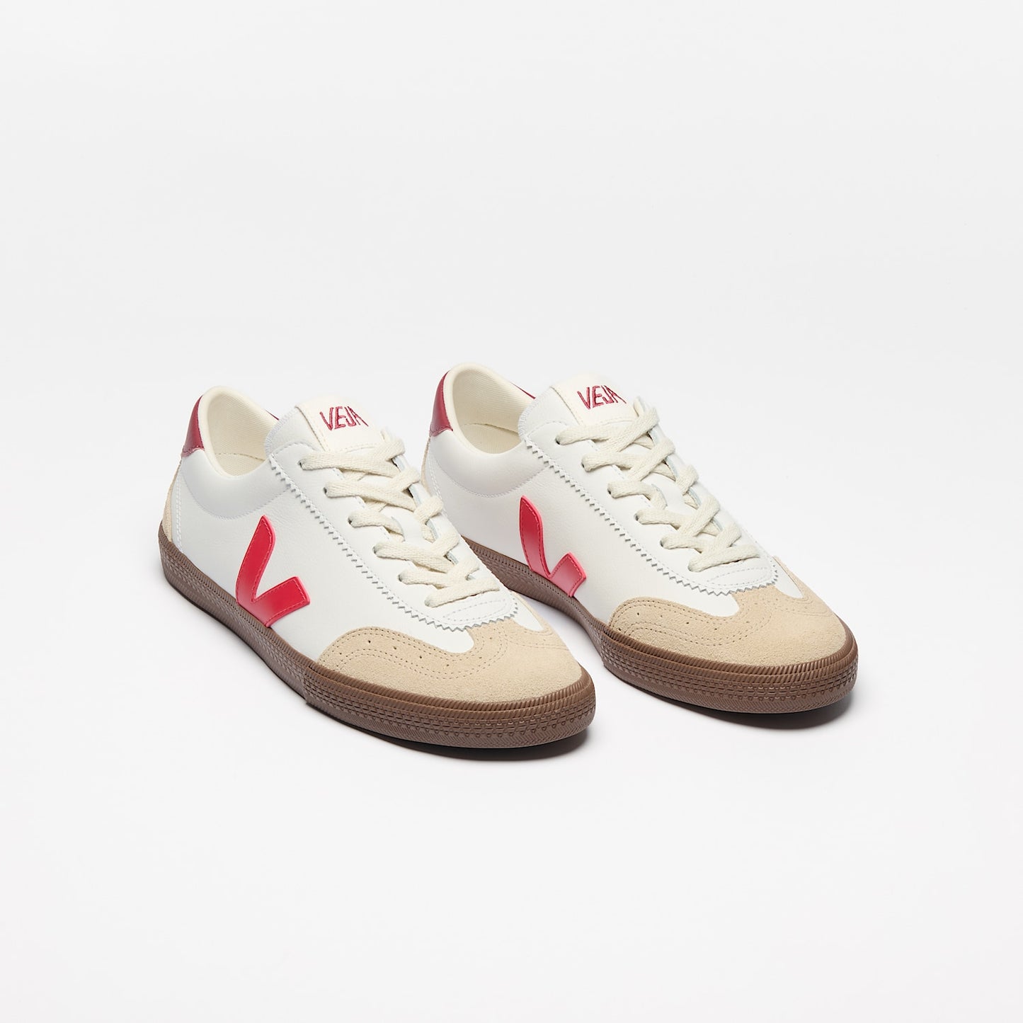 VOLLEY LEATHER WHITE PEKIN BARK - VEJA DISCOUNT