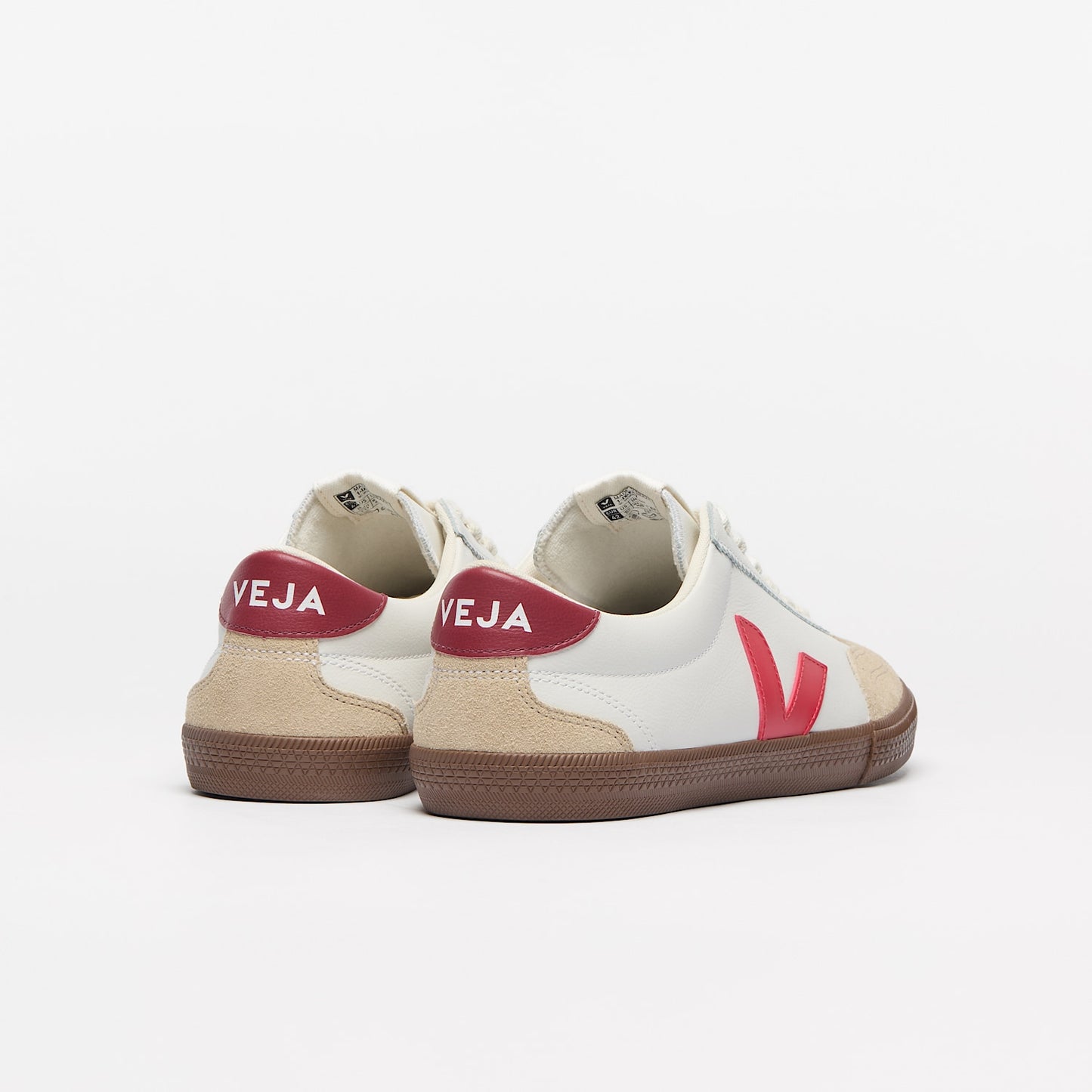 VOLLEY LEATHER WHITE PEKIN BARK - VEJA DISCOUNT