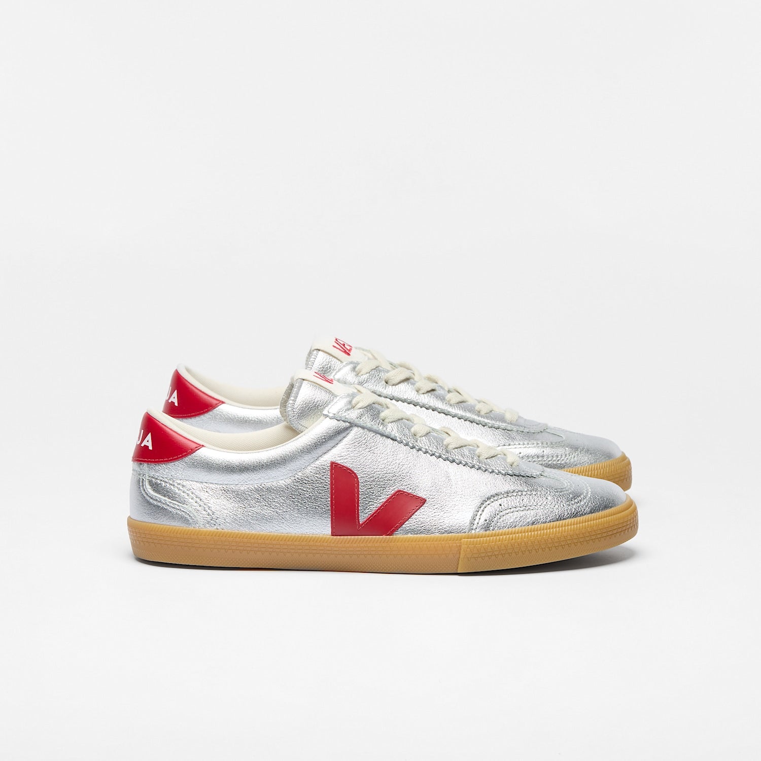 VOLLEY LEATHER SILVER PEPPER - VEJA ONLINE