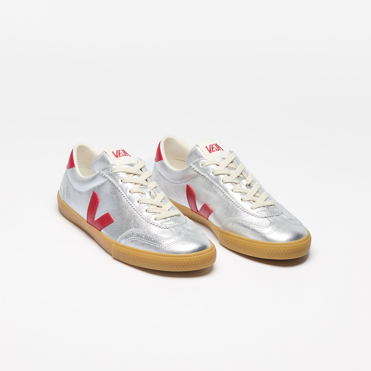 VOLLEY LEATHER SILVER PEPPER - VEJA ONLINE