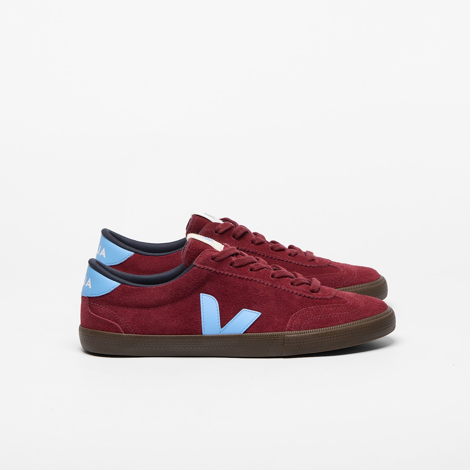 VOLLEY SUEDE GRENAT AQUA EAGLE - VEJA DISCOUNT