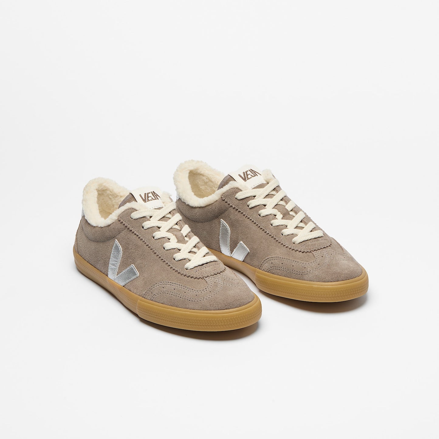 VOLLEY FURED SUEDE MOONROCK SILVER - VEJA NEAR ME