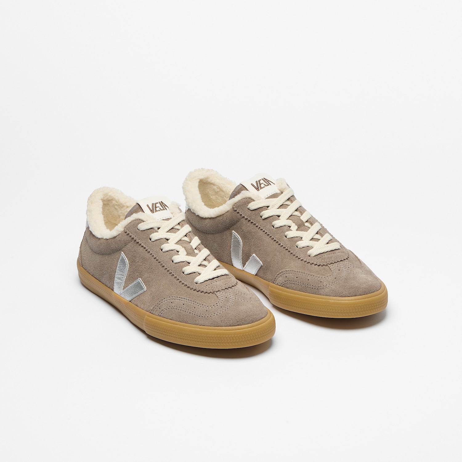 VOLLEY FURED SUEDE MOONROCK SILVER - VEJA NEAR ME