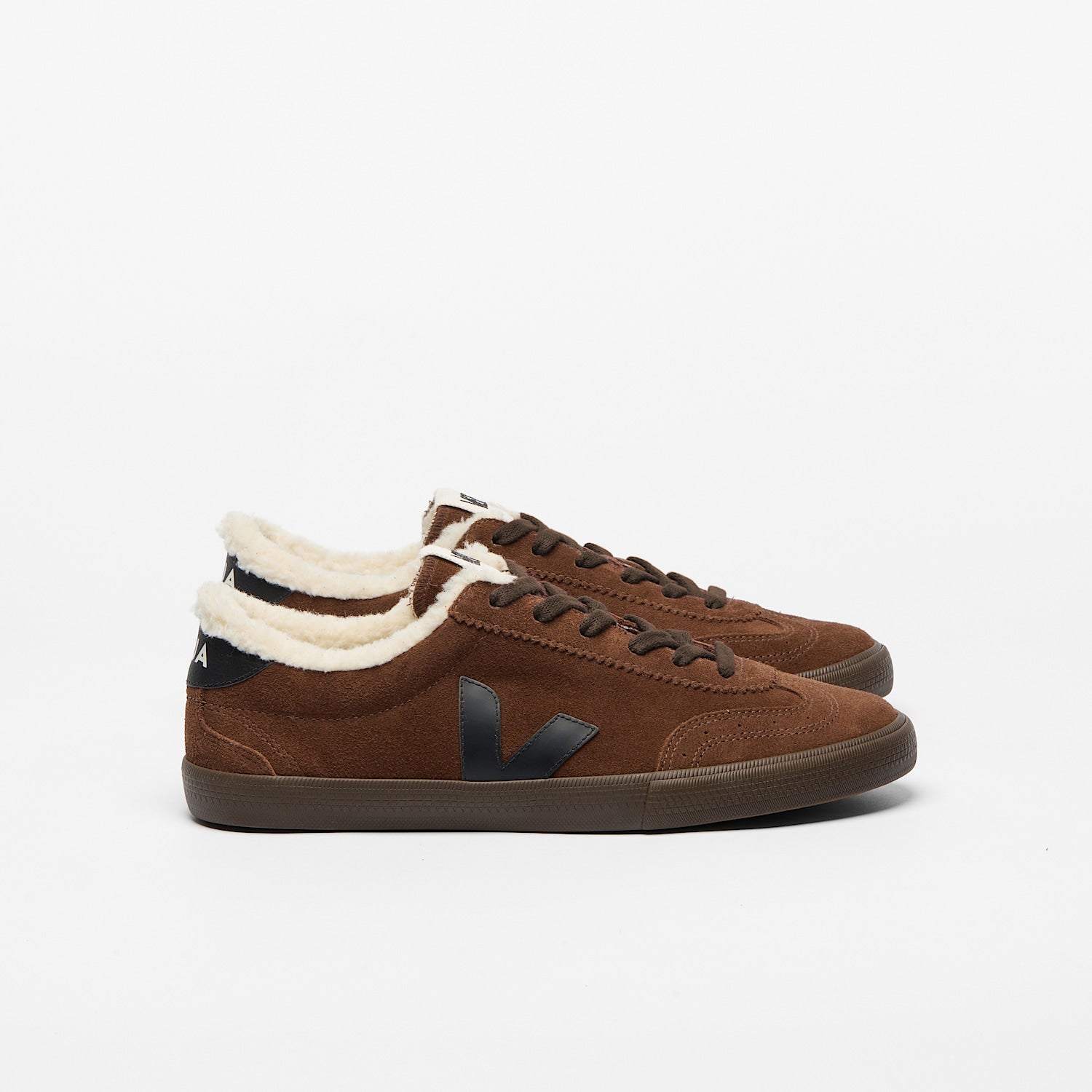 VOLLEY FURED SUEDE WALNUT BLACK EAGLE - VEJA ONLINE