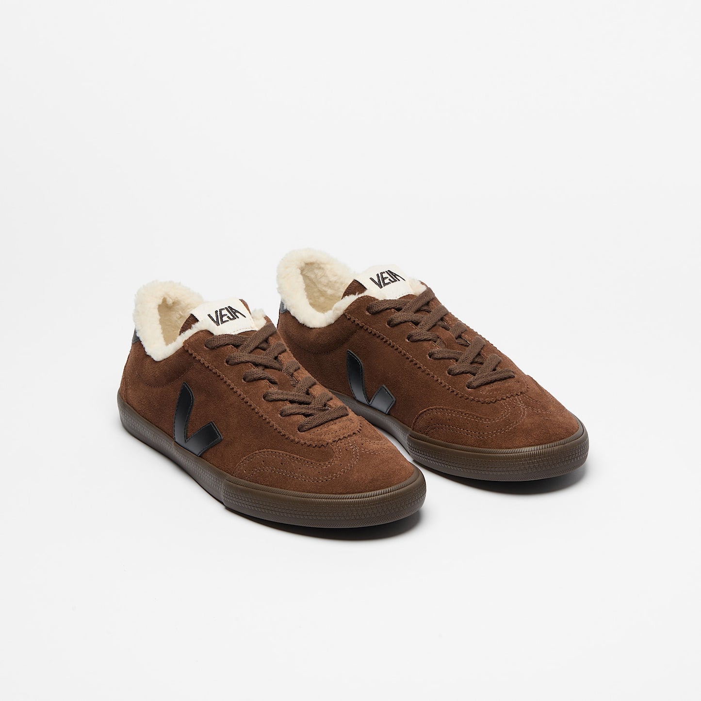 VOLLEY FURED SUEDE WALNUT BLACK EAGLE - VEJA ONLINE
