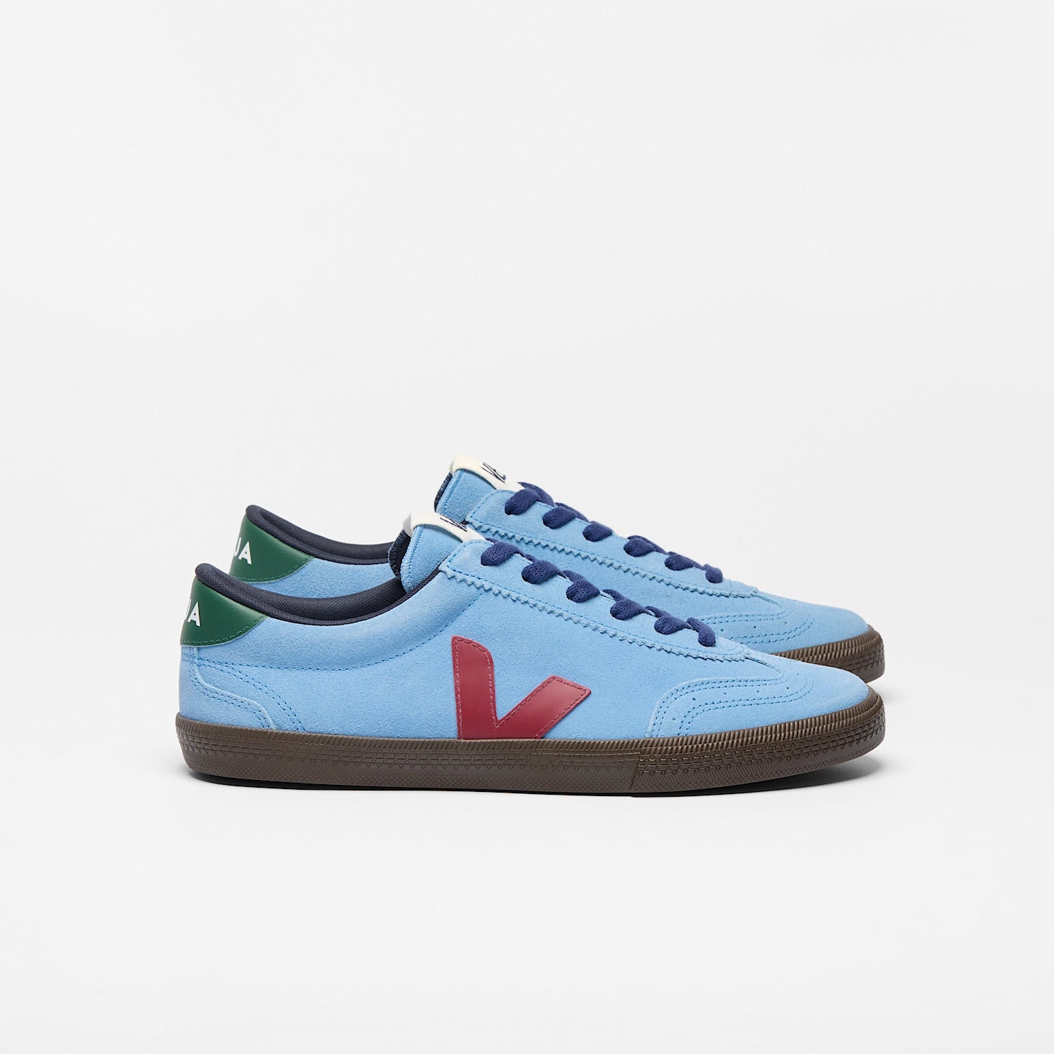VOLLEY SUEDE AQUA MARSALA EAGLE - VEJA SALE