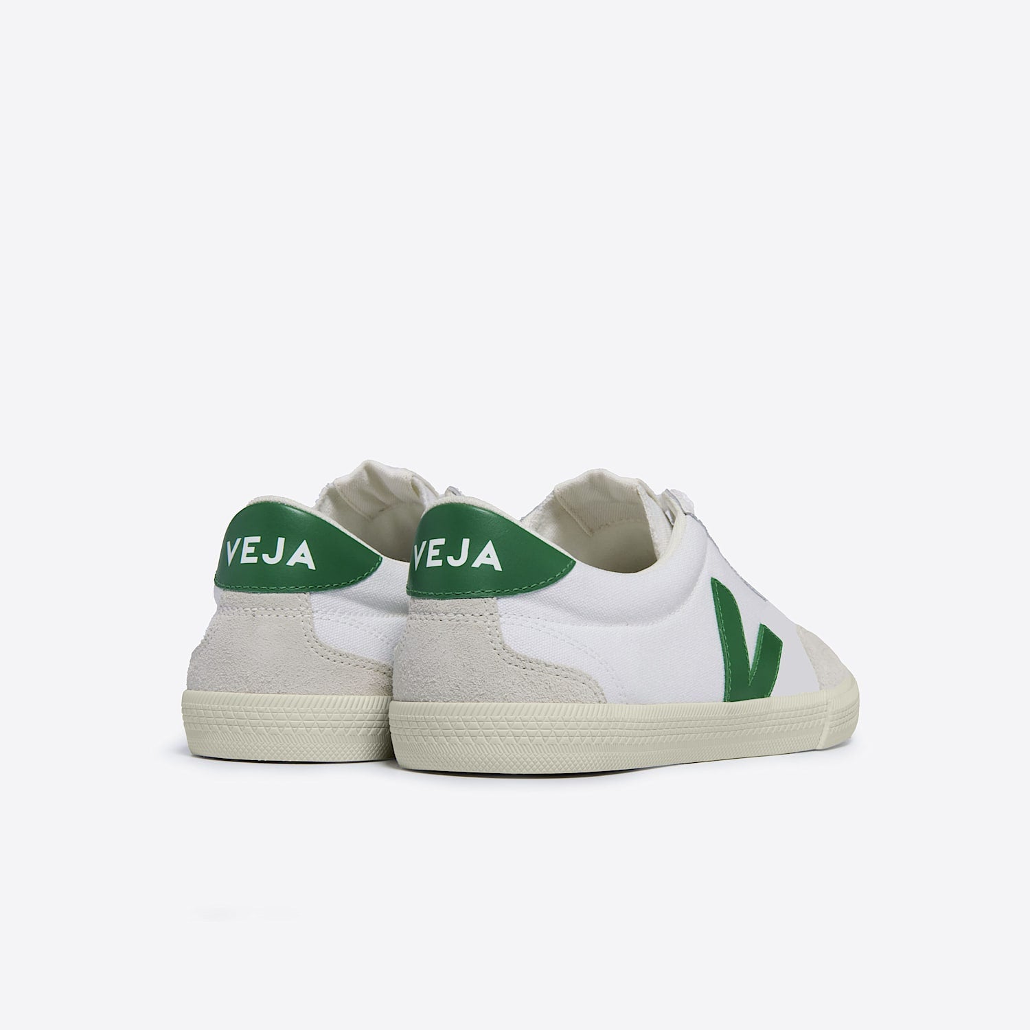 VOLLEY CANVAS WHITE EMERAUDE - VEJA US