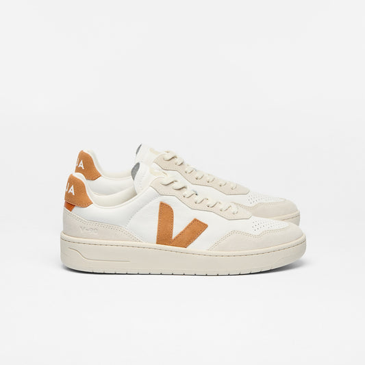 V-90 LEATHER WHITE UMBER - VEJA SALE