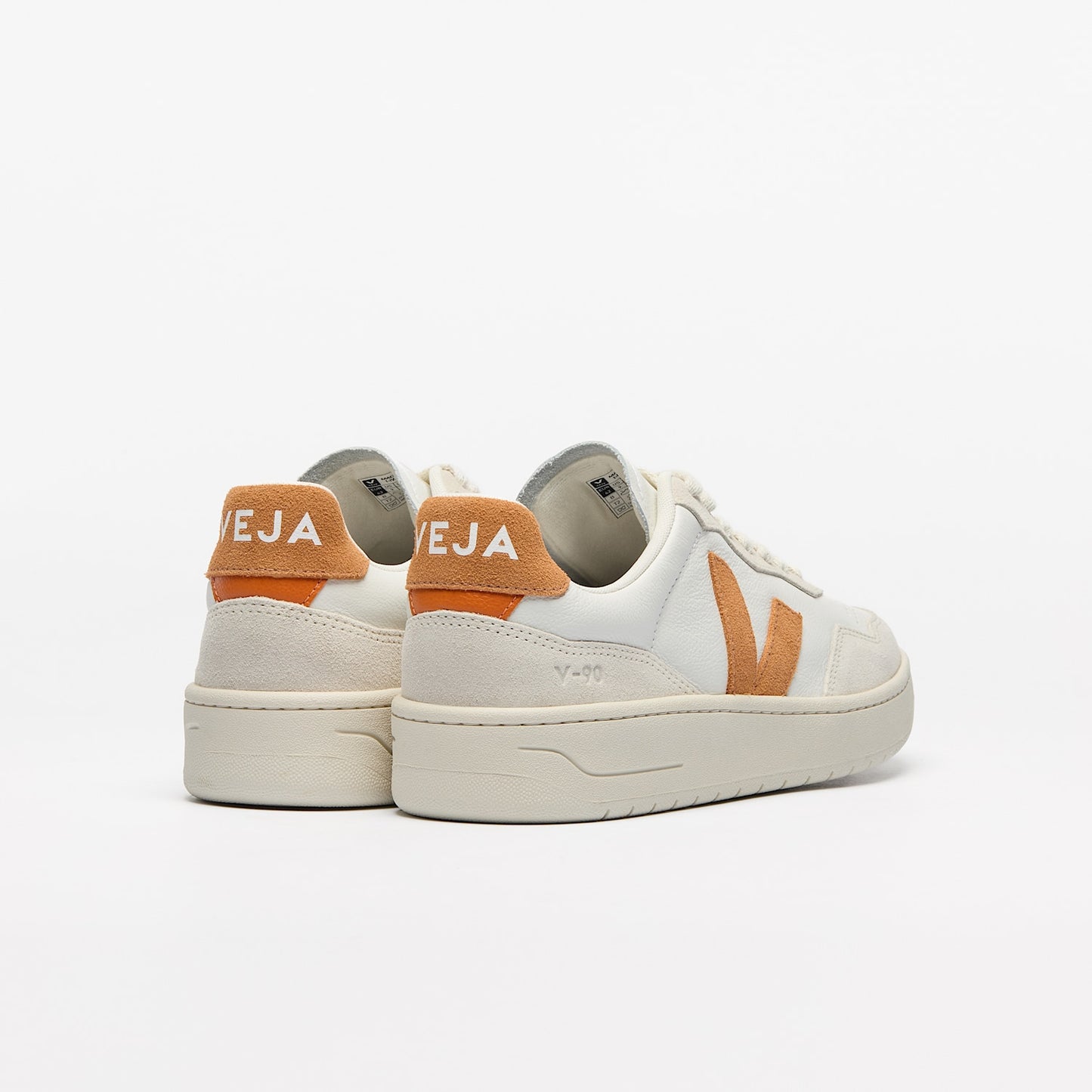 V-90 LEATHER WHITE UMBER - VEJA SALE