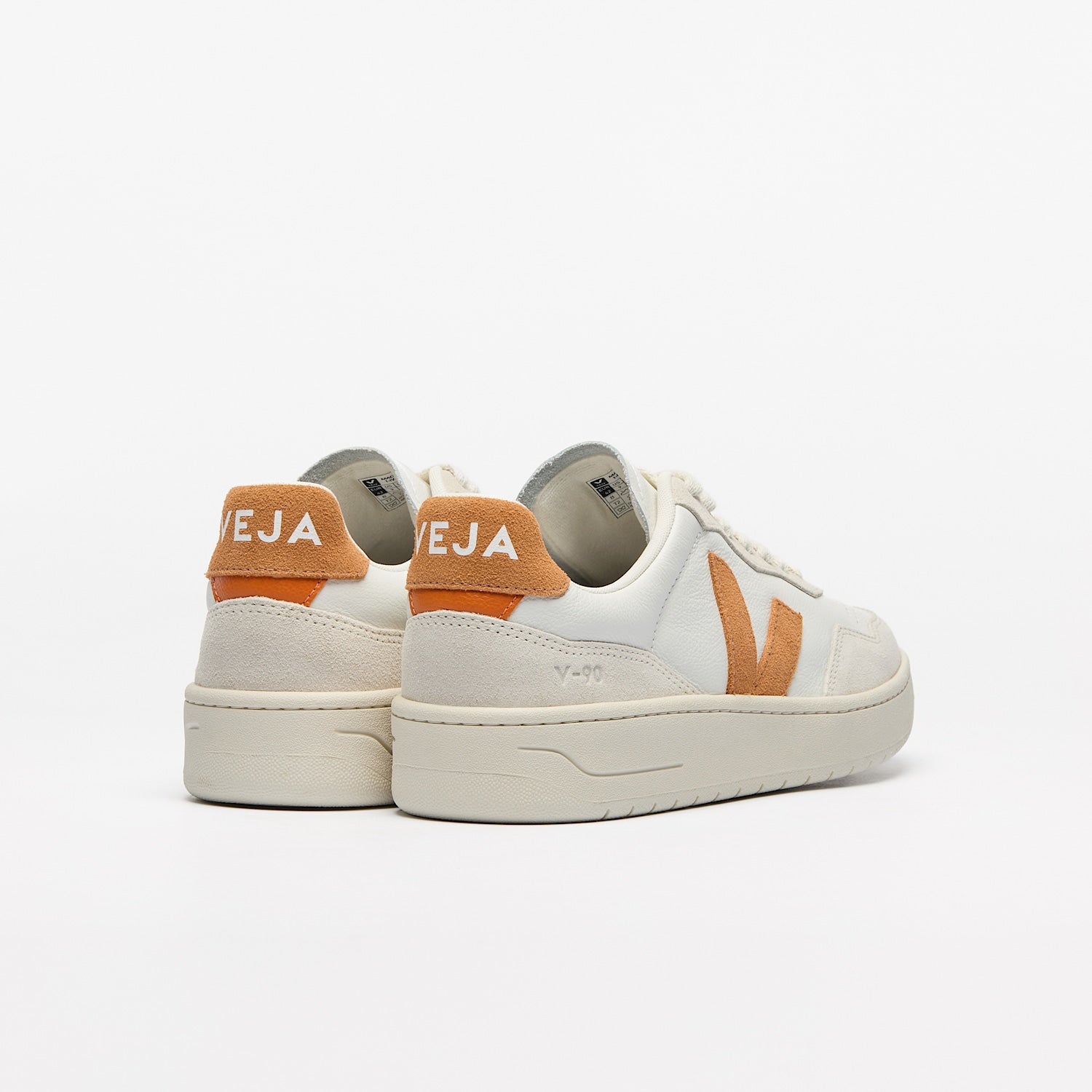 V-90 LEATHER WHITE UMBER - VEJA SALE