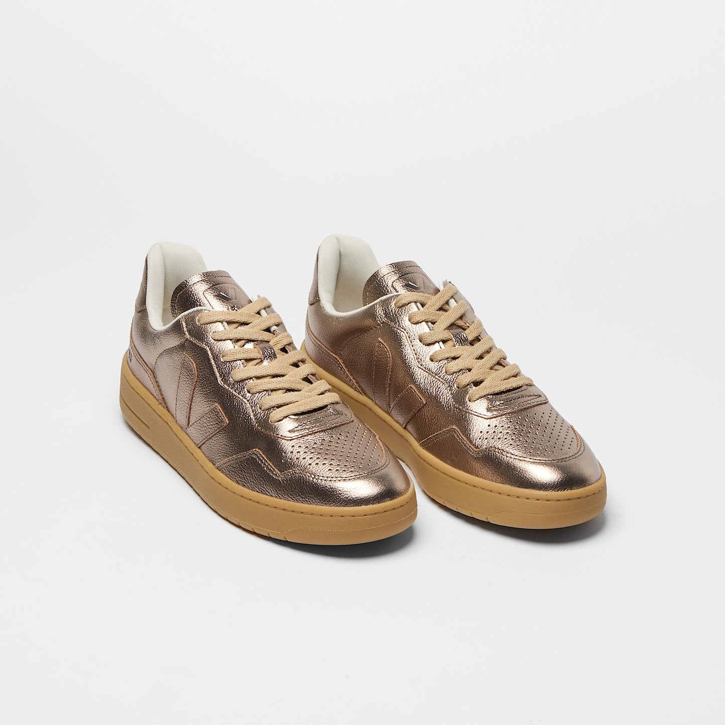 V-90 LEATHER FULL BRONZE NATURAL - VEJA FOR SALE